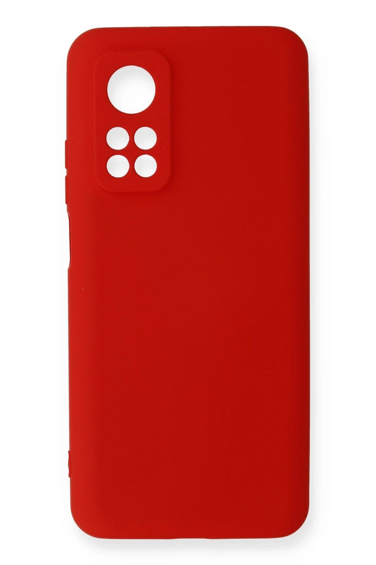 NewFace Xiaomi Mi 10T Kılıf Nano içi Kadife Silikon - Kırmızı NRMSA
