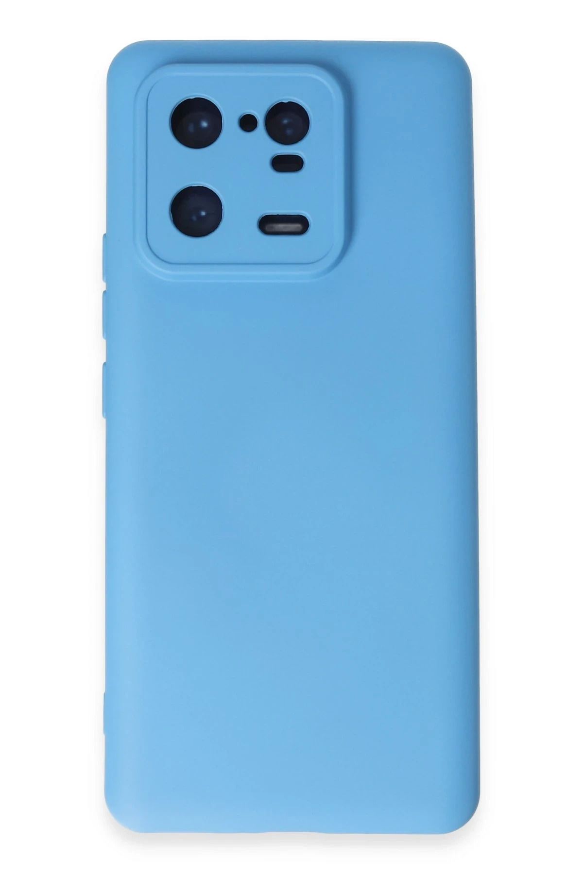 NewFace Xiaomi Mi 13 Pro Kılıf Nano içi Kadife Silikon - Mavi NRMSA