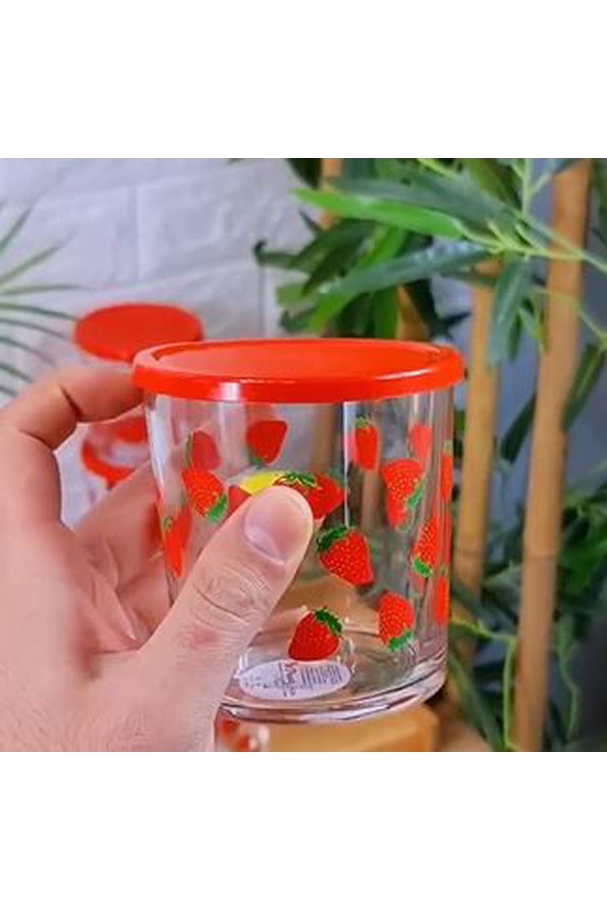 Paşabahçe-Bistro Patterned Storage Container with Lid 380 Cc Set of 3 4