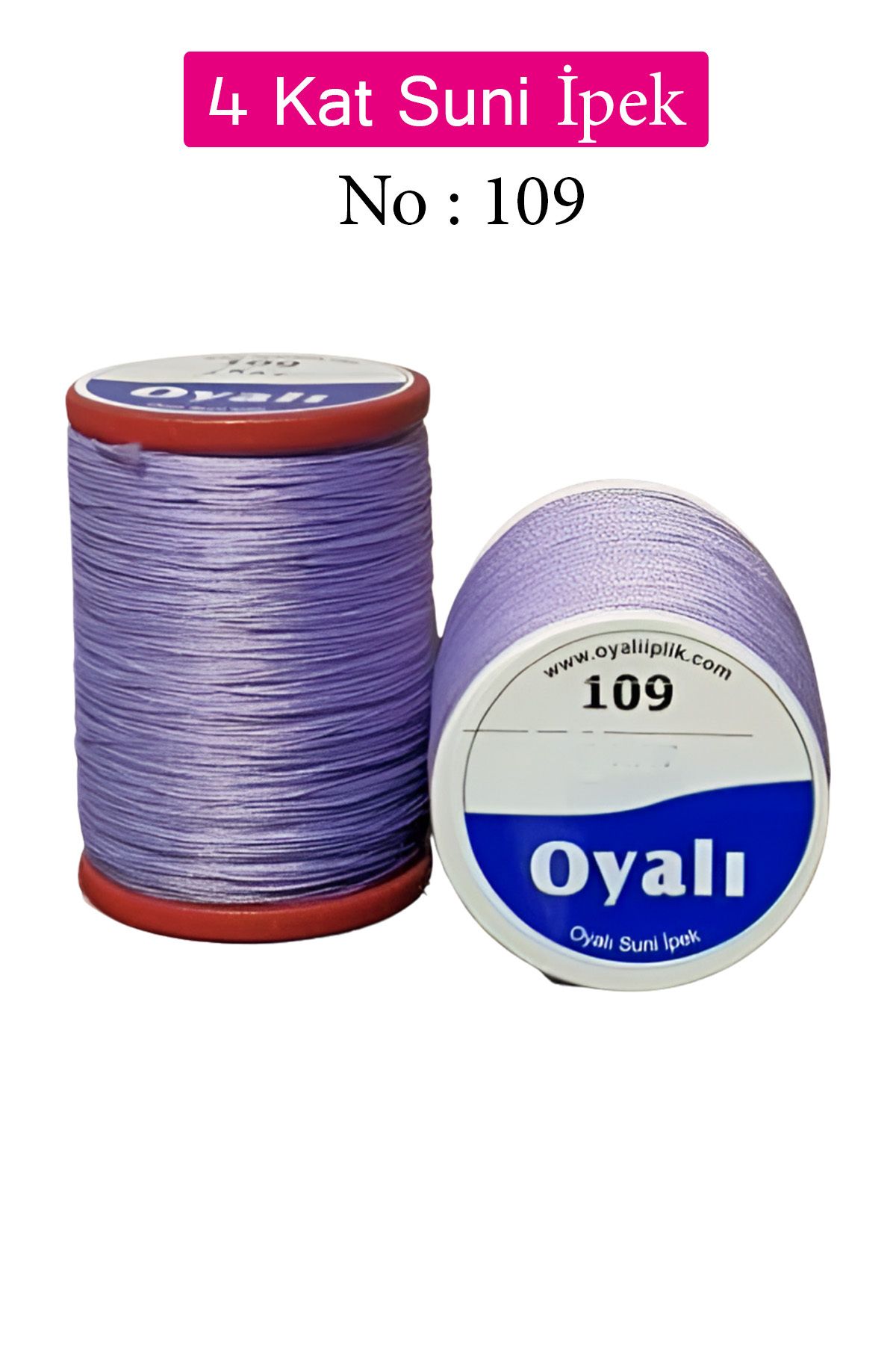 BirdoluSepet Oyalı 4 Kat Suni İpek İplik İğne Oyası Boncuk İpi Tığ Oyası No:109