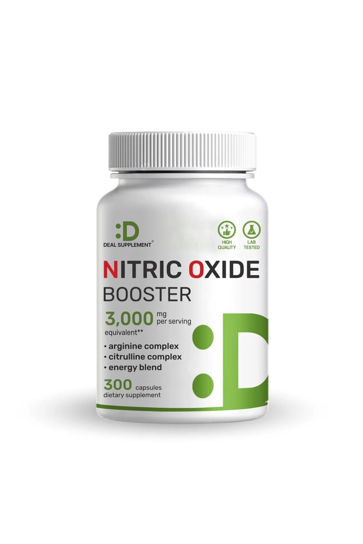 DEAL SUPPLEMENT Nitric Oxide Booster 3,000 mg 300 Kapsül