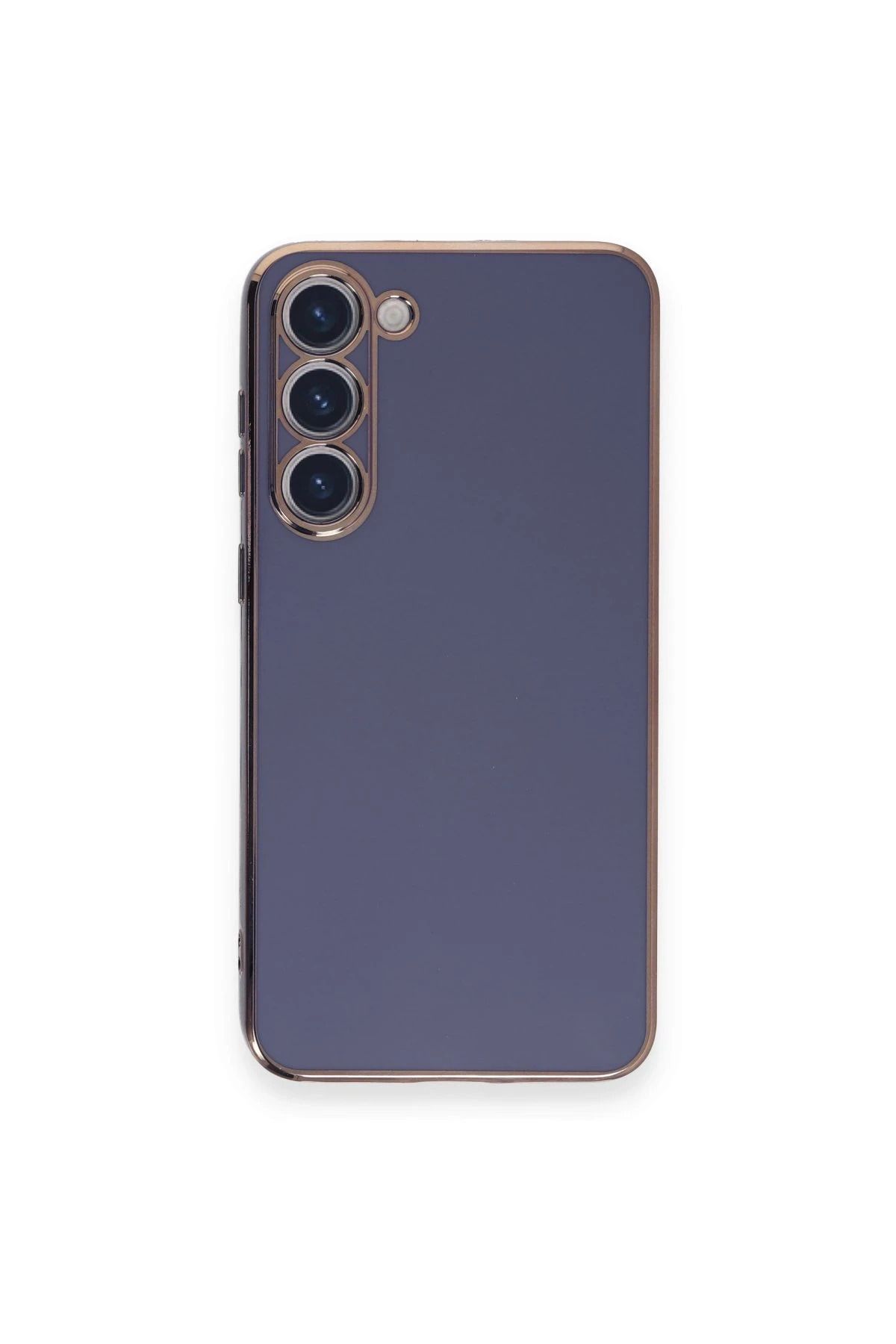 NewFace Samsung Galaxy S23 Plus Kılıf Volet Silikon - Mavi INSLM