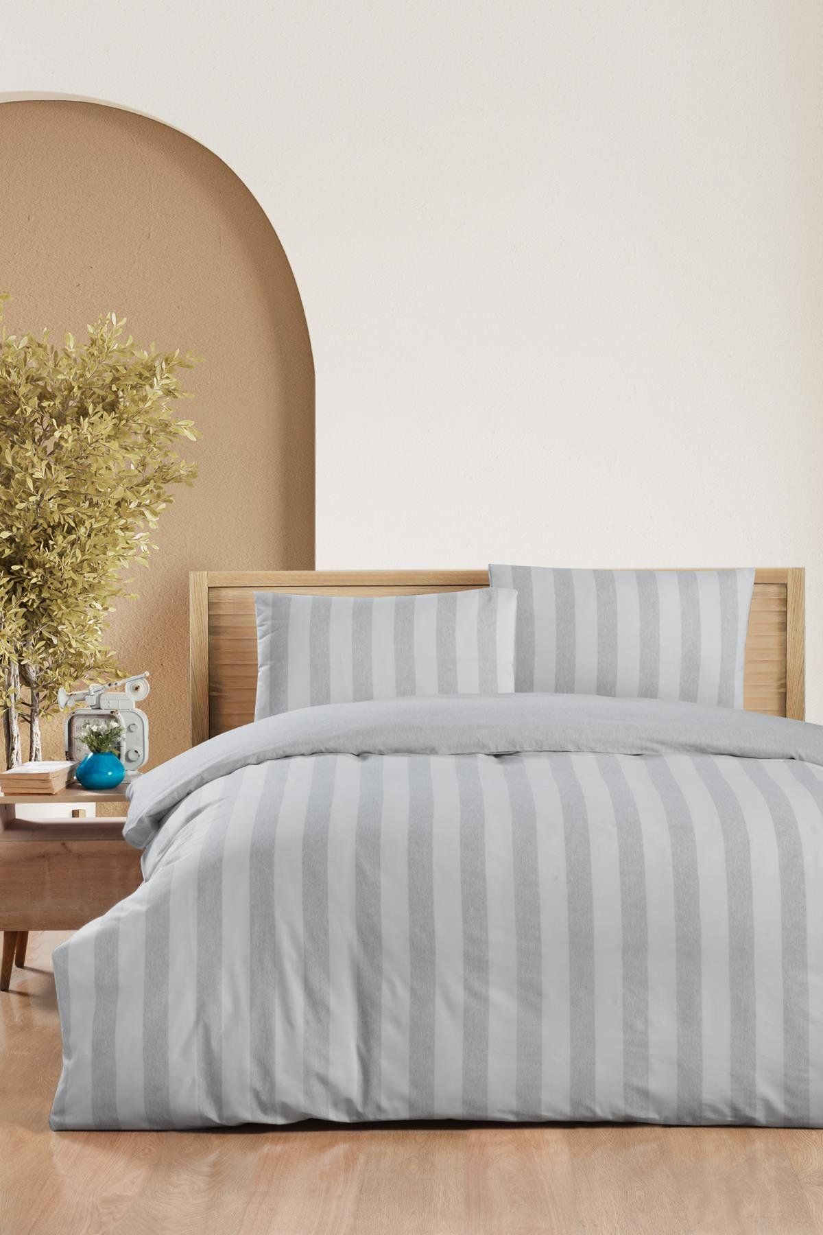 OYALI HOME COLLECTION Lastikli Çarşaflı Nevresim Takımı Çift Kişilik • Kaymaz Yatak• Modern Banyo ve Yatak Odası Dekoru