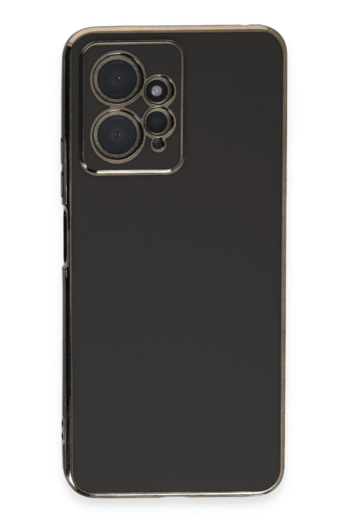 NewFace Xiaomi Redmi Note 12 4G Kılıf Volet Silikon - Siyah FLKRY