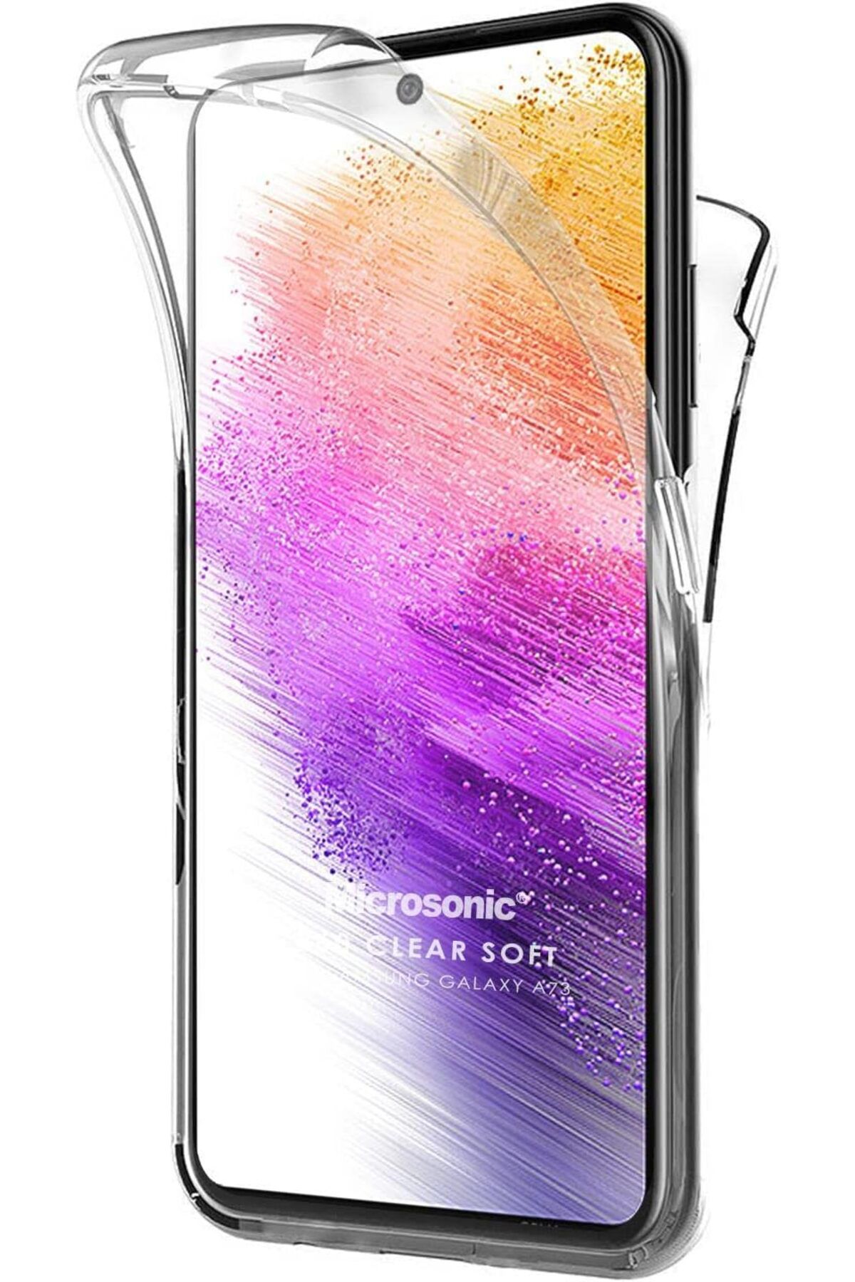 STOREMAX htpshopmx Galaxy S24 Kılıf 6 Tarafı Tam Full Koruma 360 Clear Soft Şeffaf [Galaxy S24 ile Uyumlu