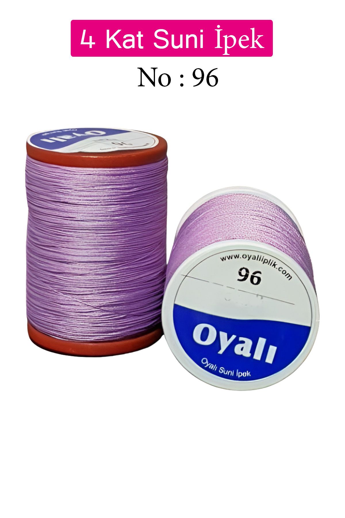 Royaleks Oyalı 4 Kat Suni İpek İplik İğne Oyası Boncuk İpi Tığ Oyası No:96