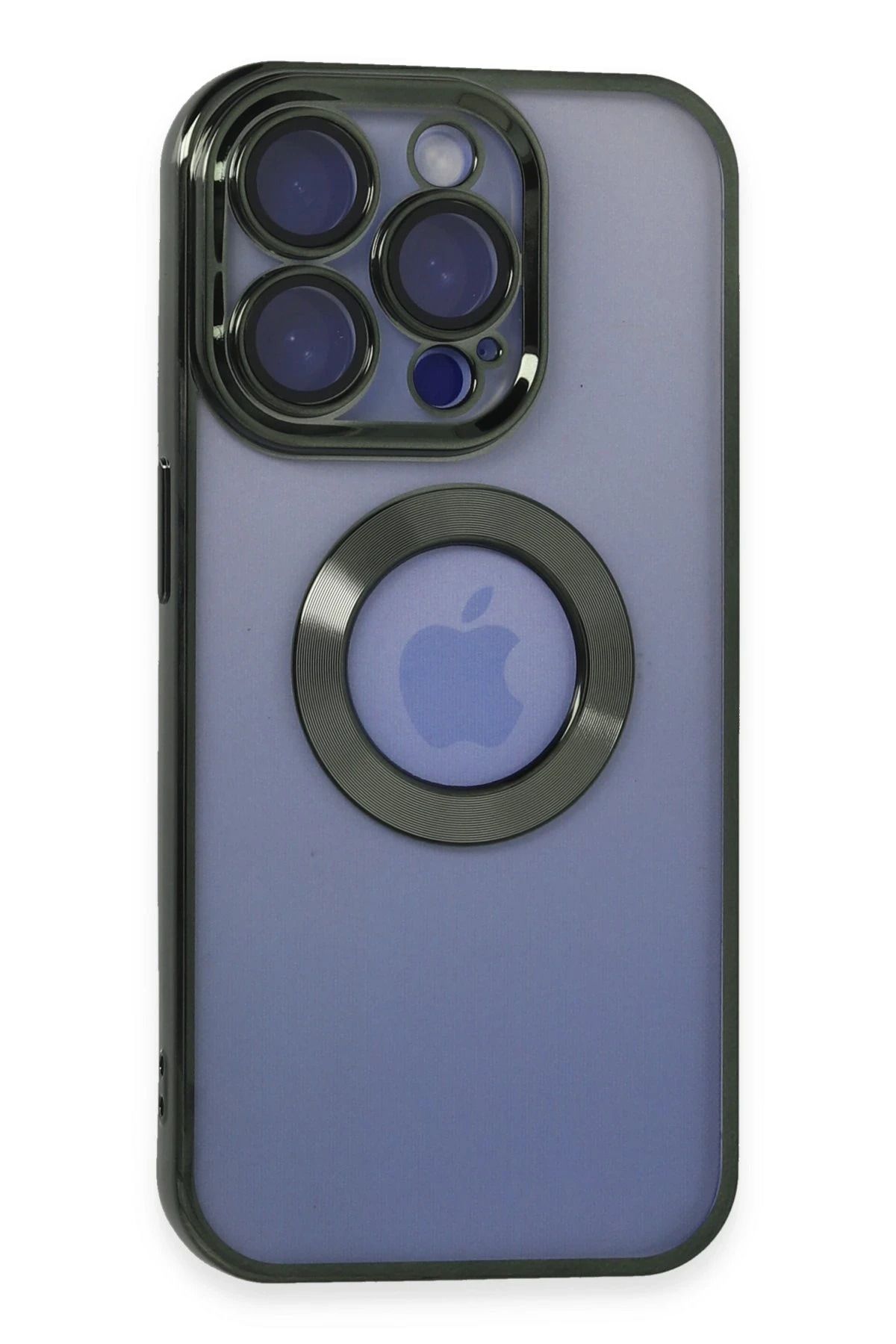 NewFace iPhone 15 Pro Max Kılıf Slot Silikon - Köknar Yeşili FERRG