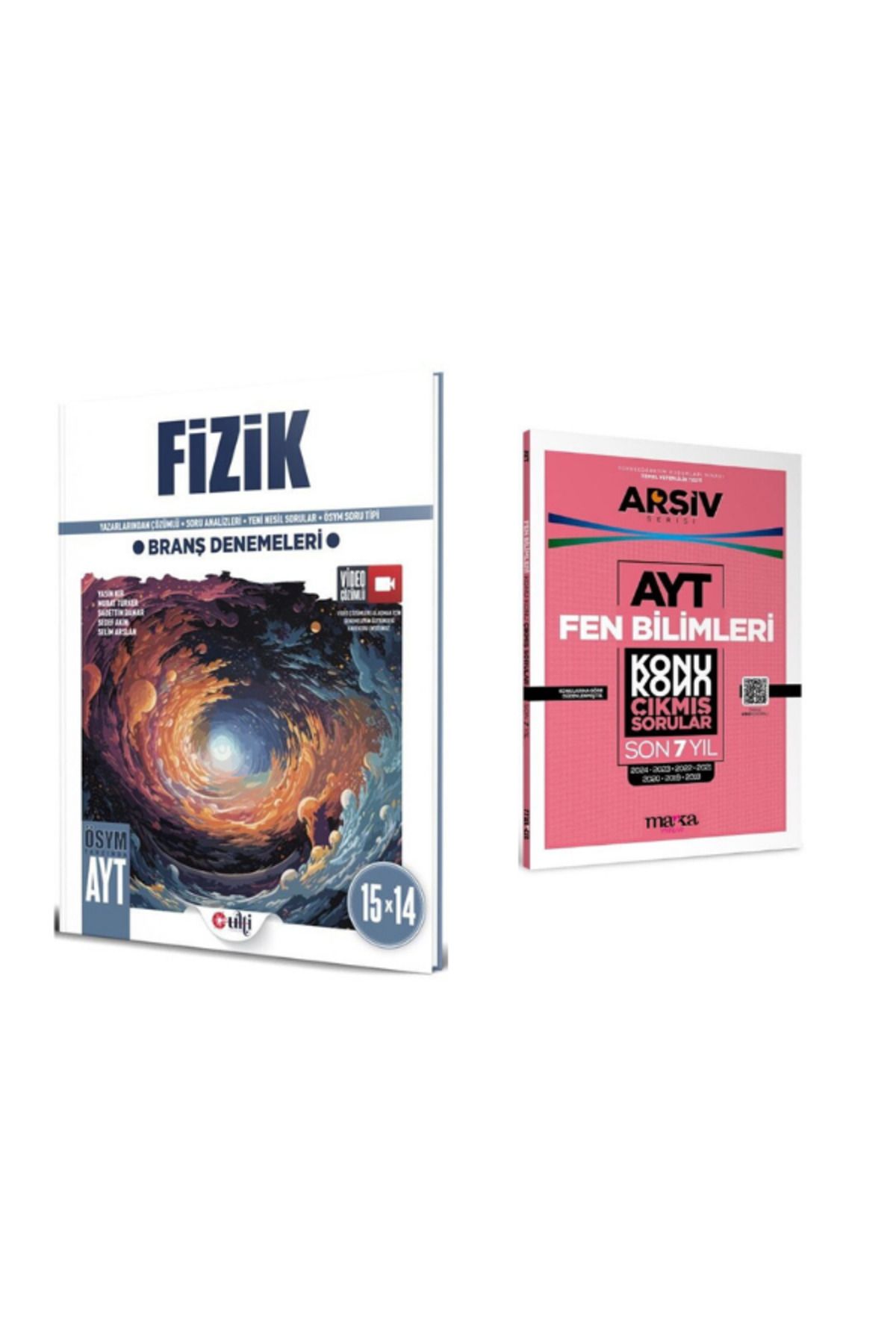 Aydın Yayınları 2025 ulti ayt fizik branş deneme ve ayt fen 7 yıl çıkmış soru