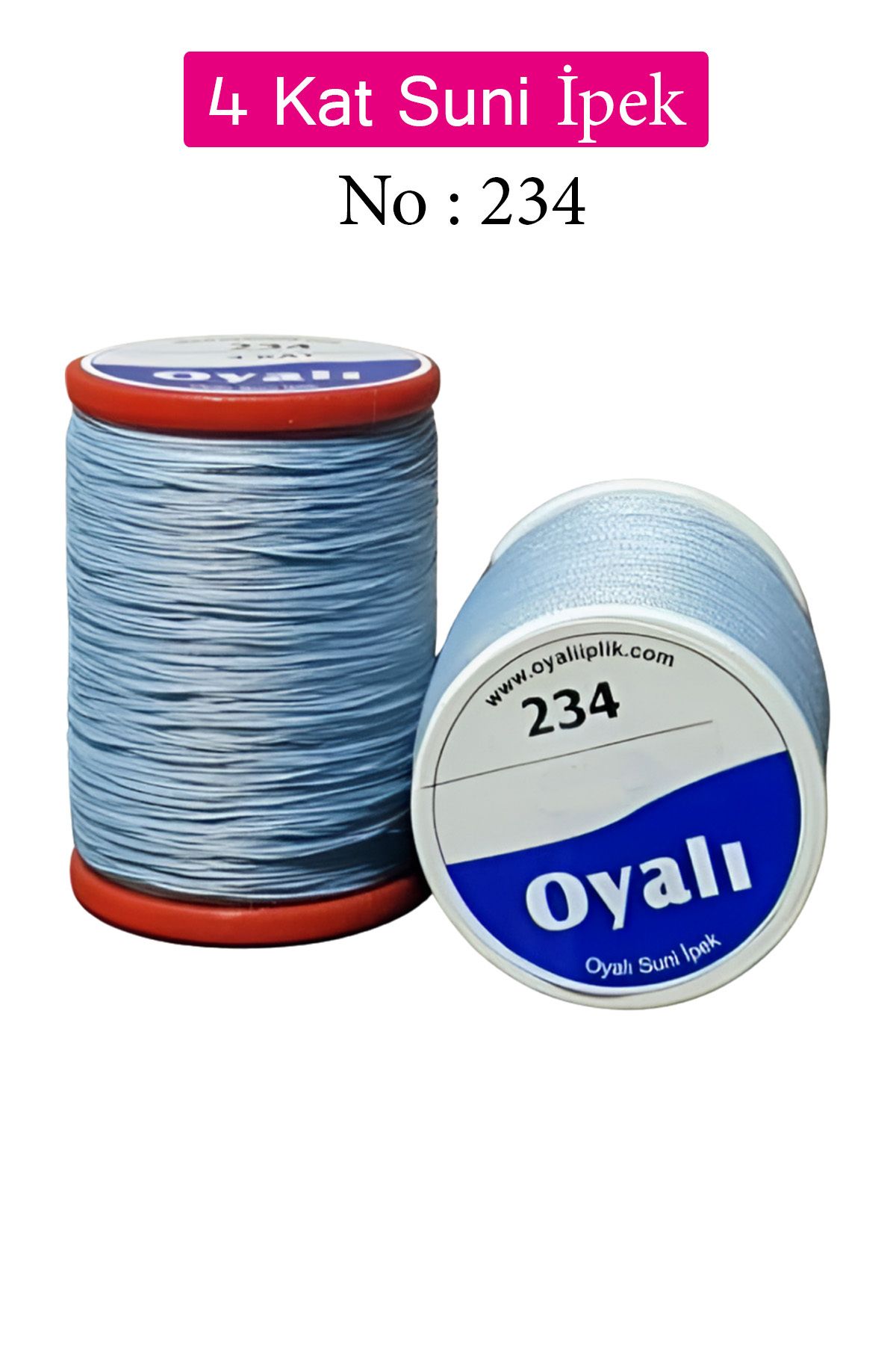 Royaleks Oyalı 4 Kat Suni İpek İplik İğne Oyası Boncuk İpi Tığ Oyası No:234
