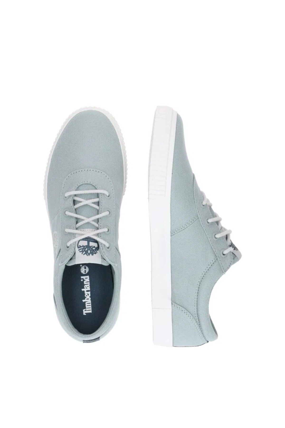 Timberland mylo bay low lace up medıum blue canvas erkek sneaker