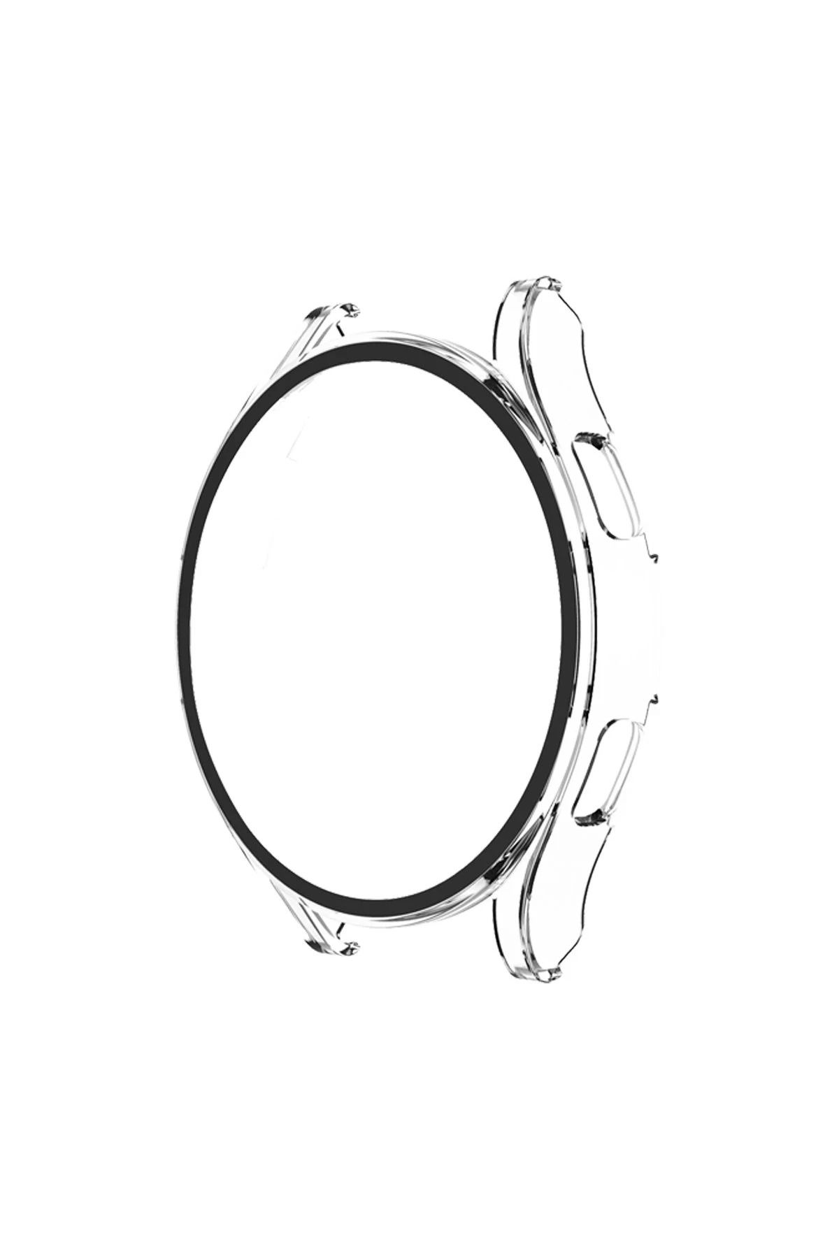 NewFace Watch 5 Pro 45mm Wall Camlı Kasa Ekran Koruyucu - Şeffaf DRSTR