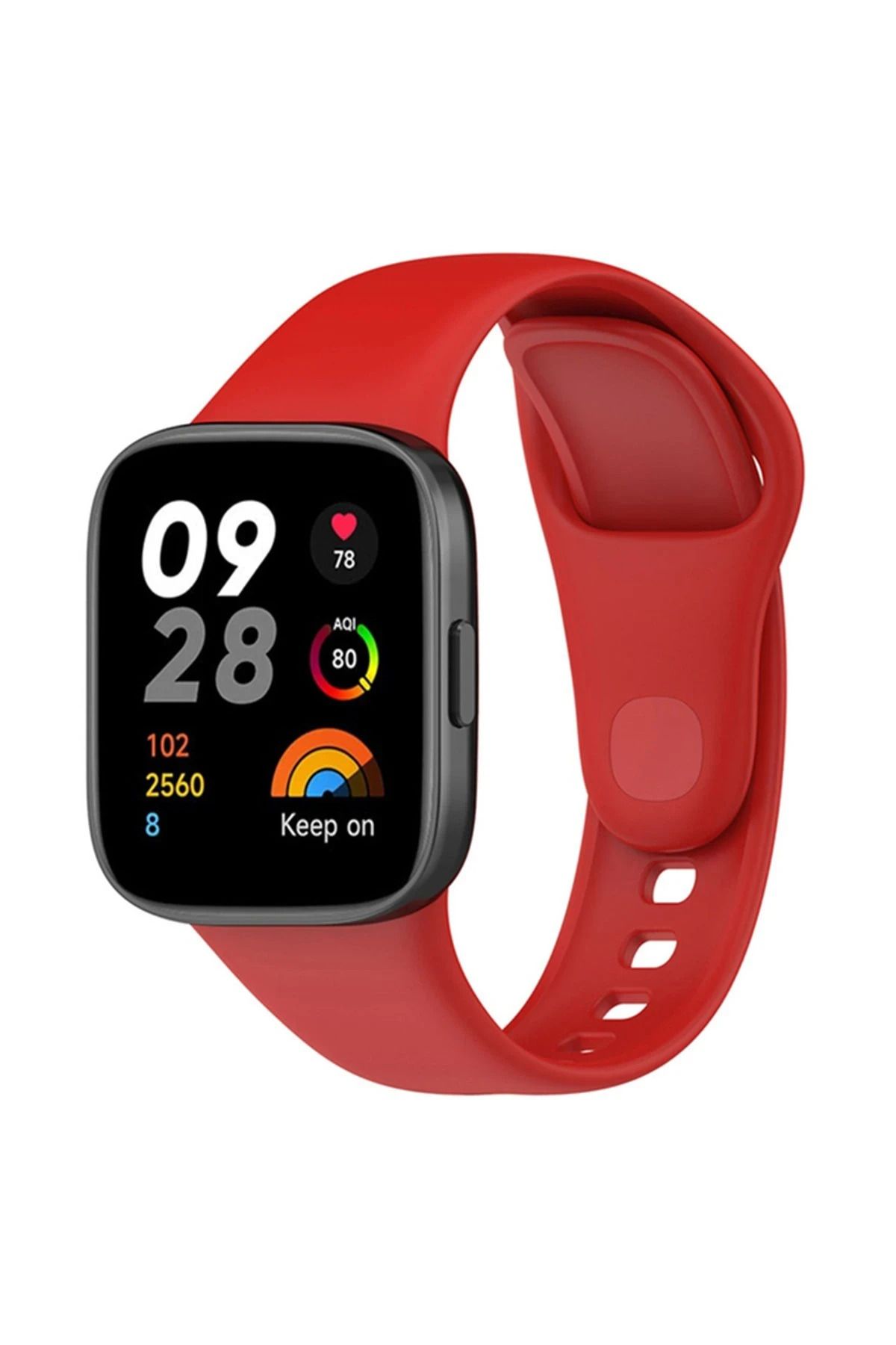 NewFace Xiaomi Redmi Watch 3 Klasik Kordon - Kırmızı BSTMY