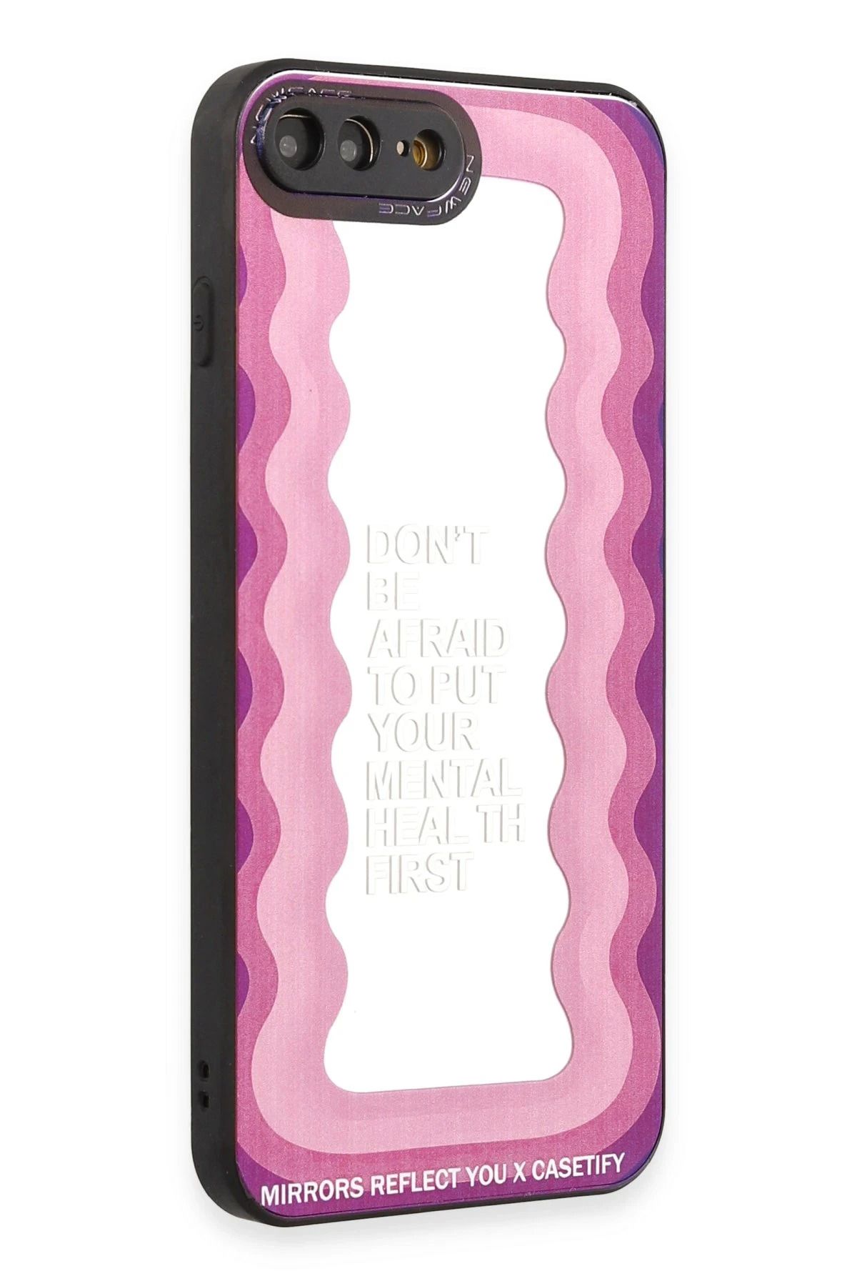 NewFace iPhone 7 Plus Kılıf Mirror Desenli Kapak - Mirror - 11 FLKRY