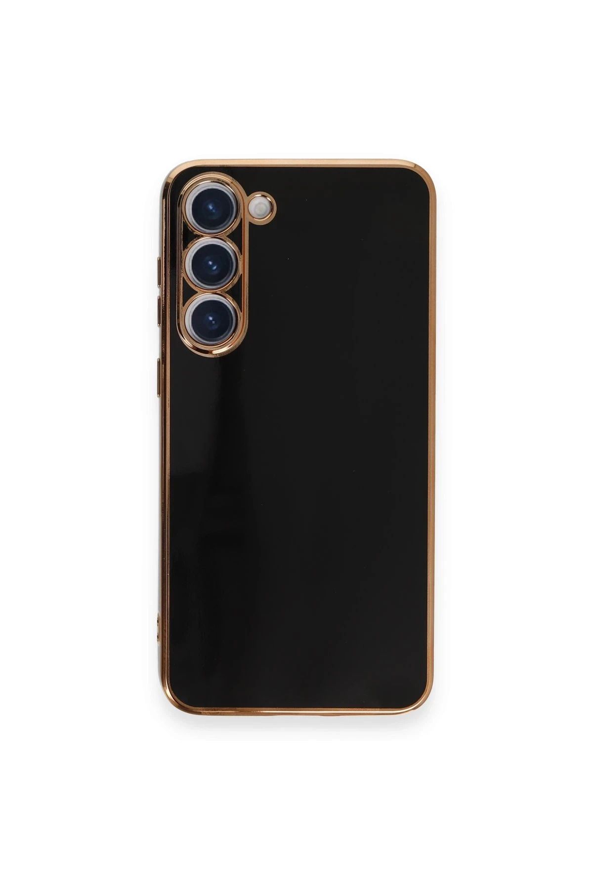 NewFace Samsung Galaxy S23 Plus Kılıf Volet Silikon - Siyah INSLM