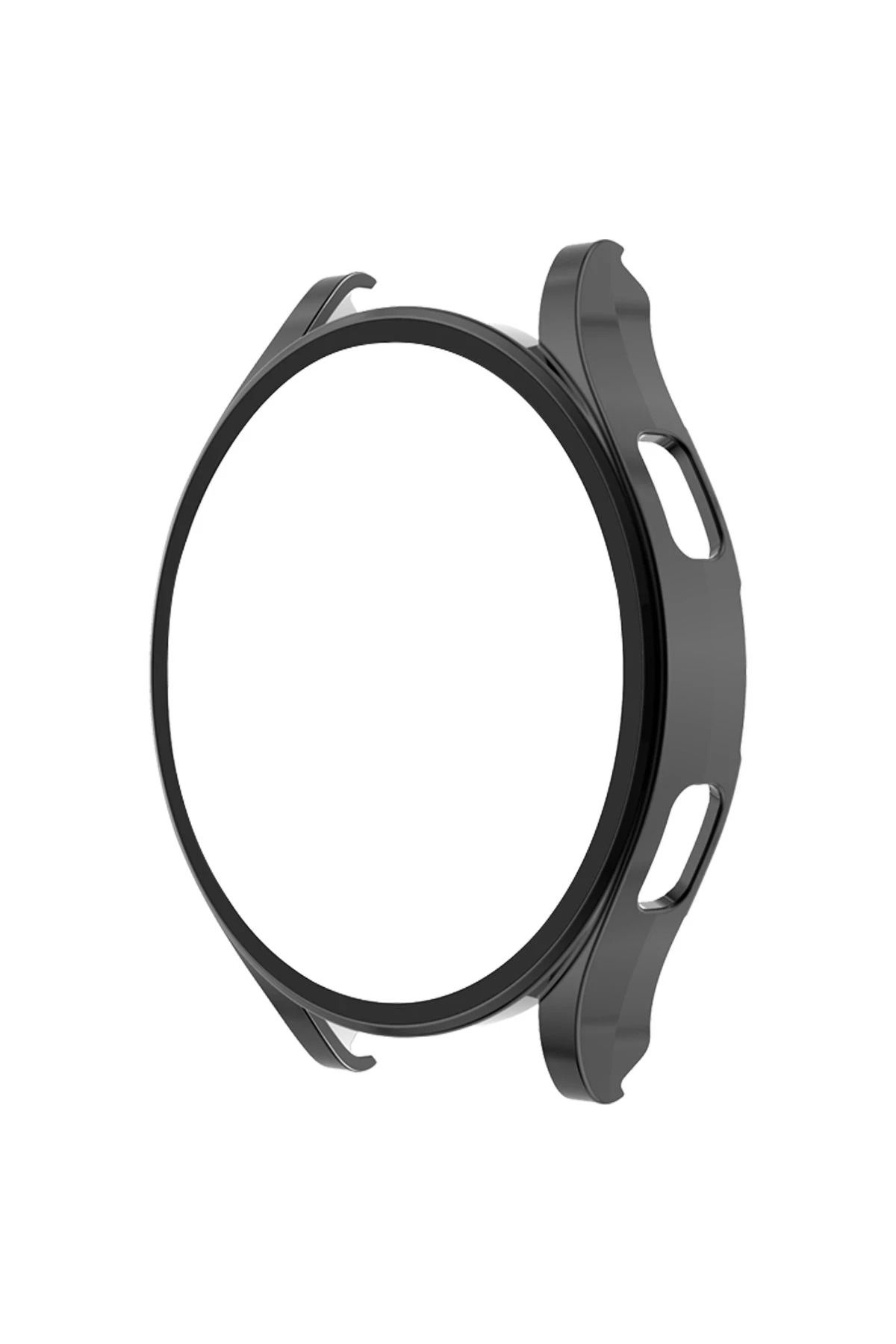 NewFace Watch 5 Pro 45mm Wall Camlı Kasa Ekran Koruyucu - Siyah DRSTR