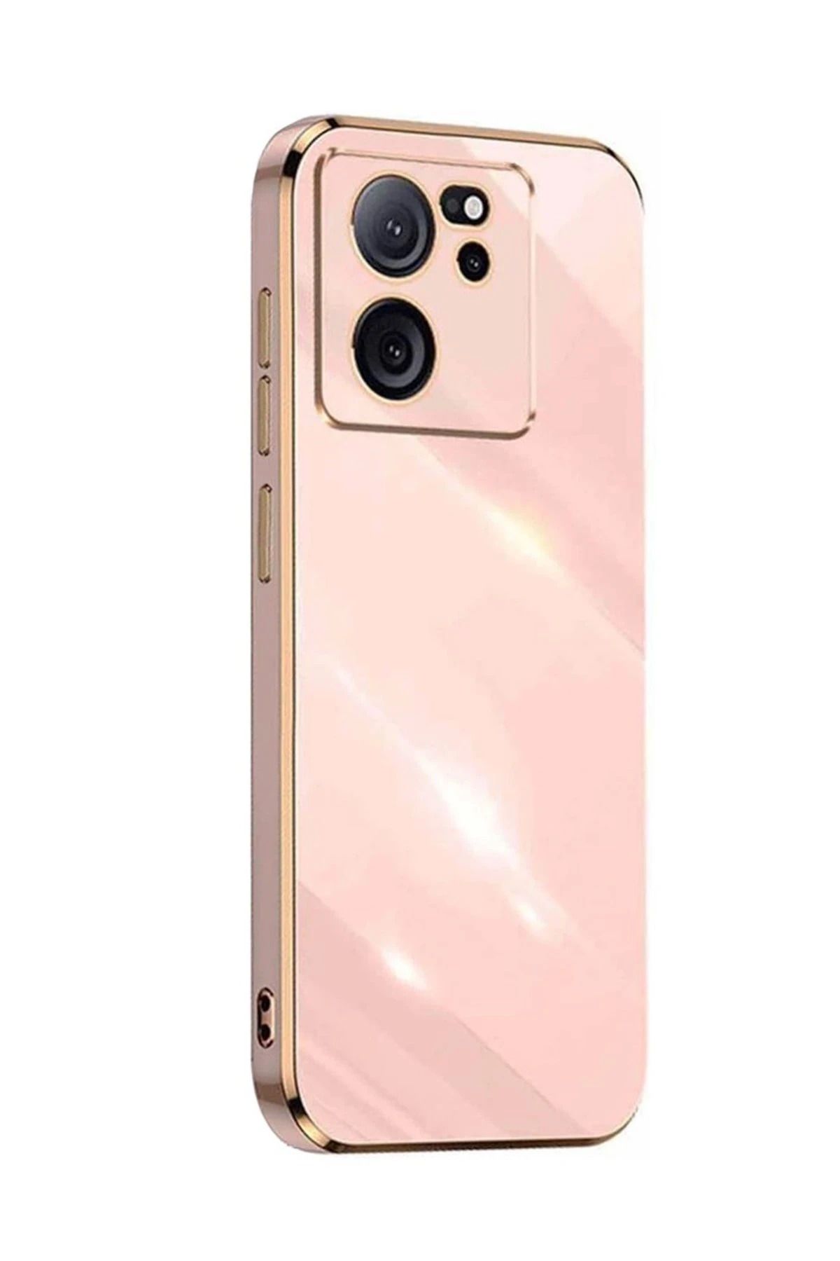 NewFace Xiaomi Mi 13T Pro Kılıf Volet Silikon - Pembe JOJUA