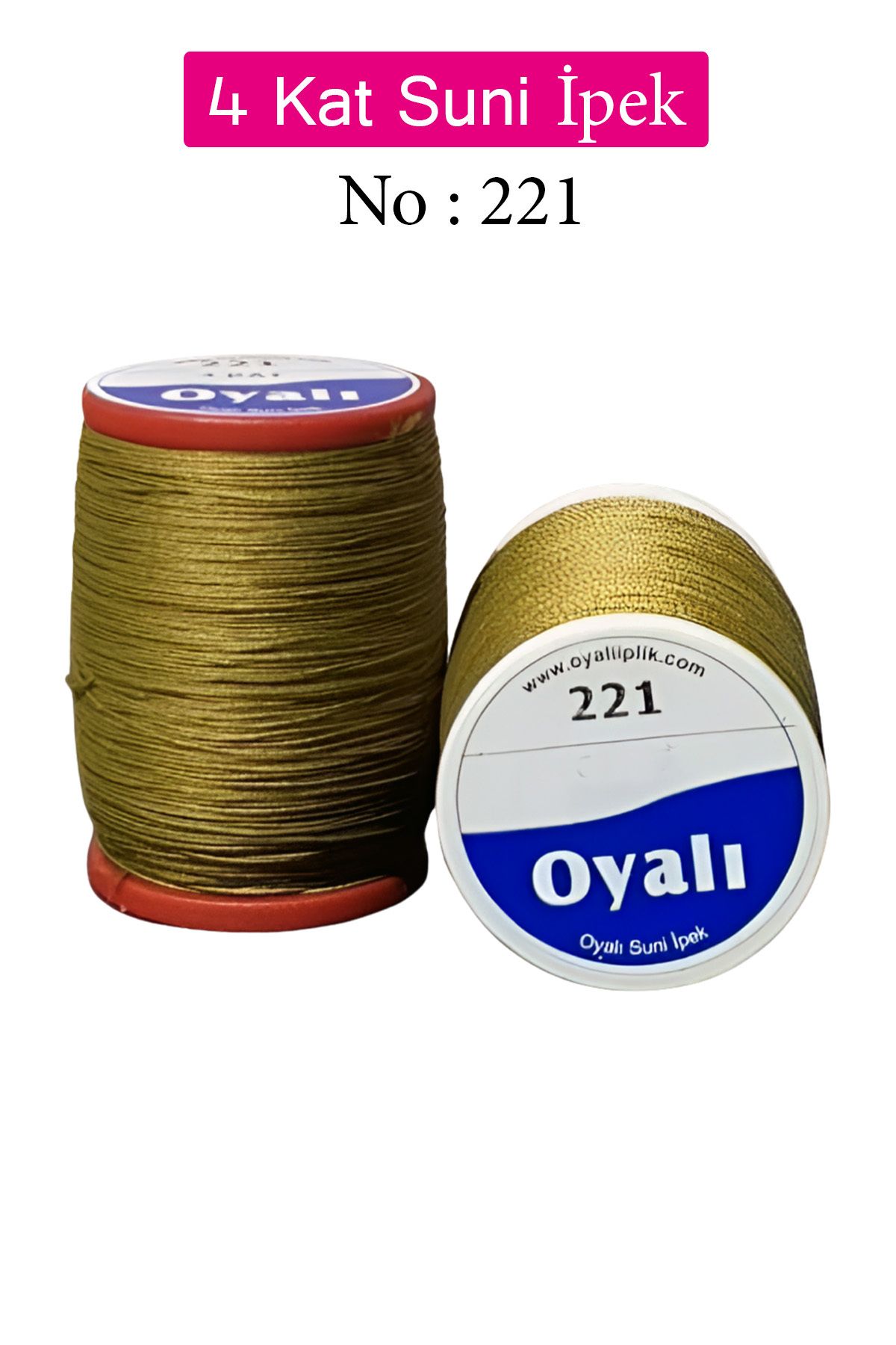 Royaleks Oyalı 4 Kat Suni İpek İplik İğne Oyası Boncuk İpi Tığ Oyası No:221