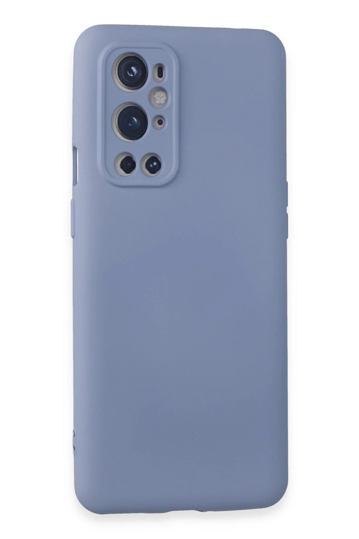NewFace One Plus 9 Pro Uyumlu  Kılıf Nano içi Kadife Silikon - Mor BSTMY