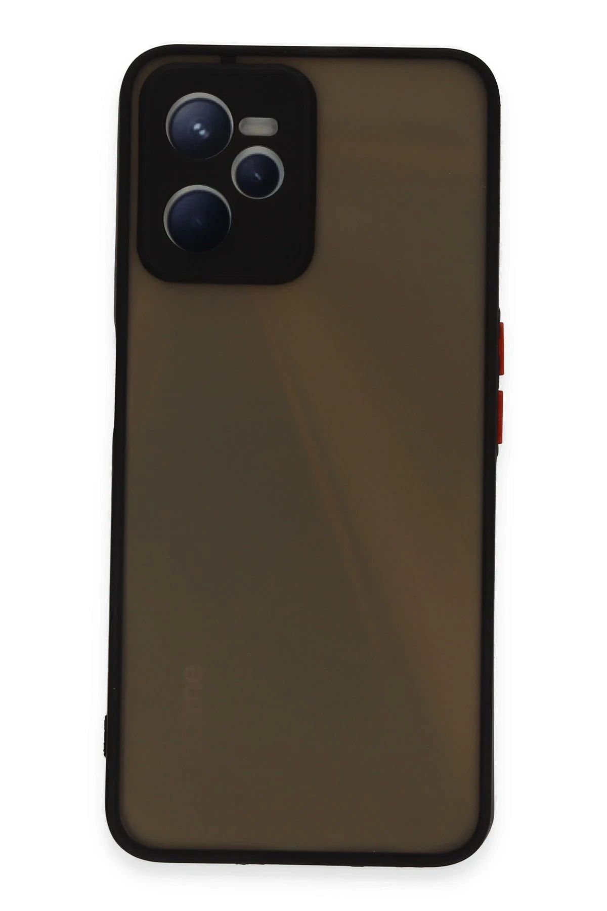 NewFace Realme C35 Kılıf Montreal Silikon Kapak - Siyah HNZRN