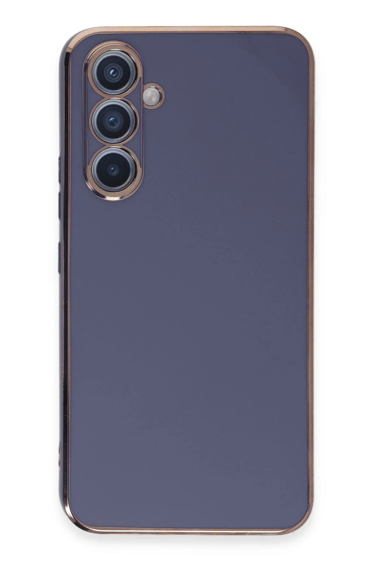 NewFace Samsung Galaxy A54 5G Kılıf Volet Silikon - Mavi INSLM
