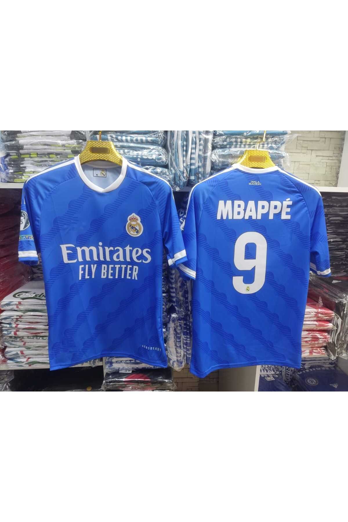 DAYIBALI DÜKKAN DAYIBALI RM Kylian Mbappe 2025/26 Yeni Sezon Mavi Deplasman Forma