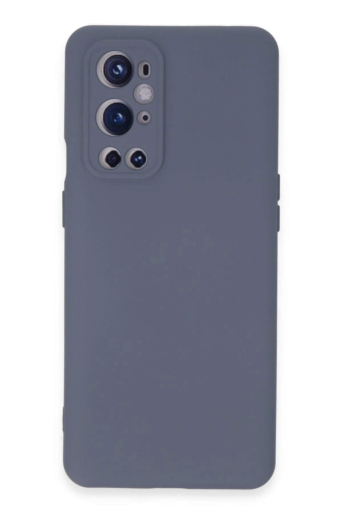 NewFace One Plus 9 Pro uyumlu Kılıf Nano içi Kadife Silikon - Gri BSTMY