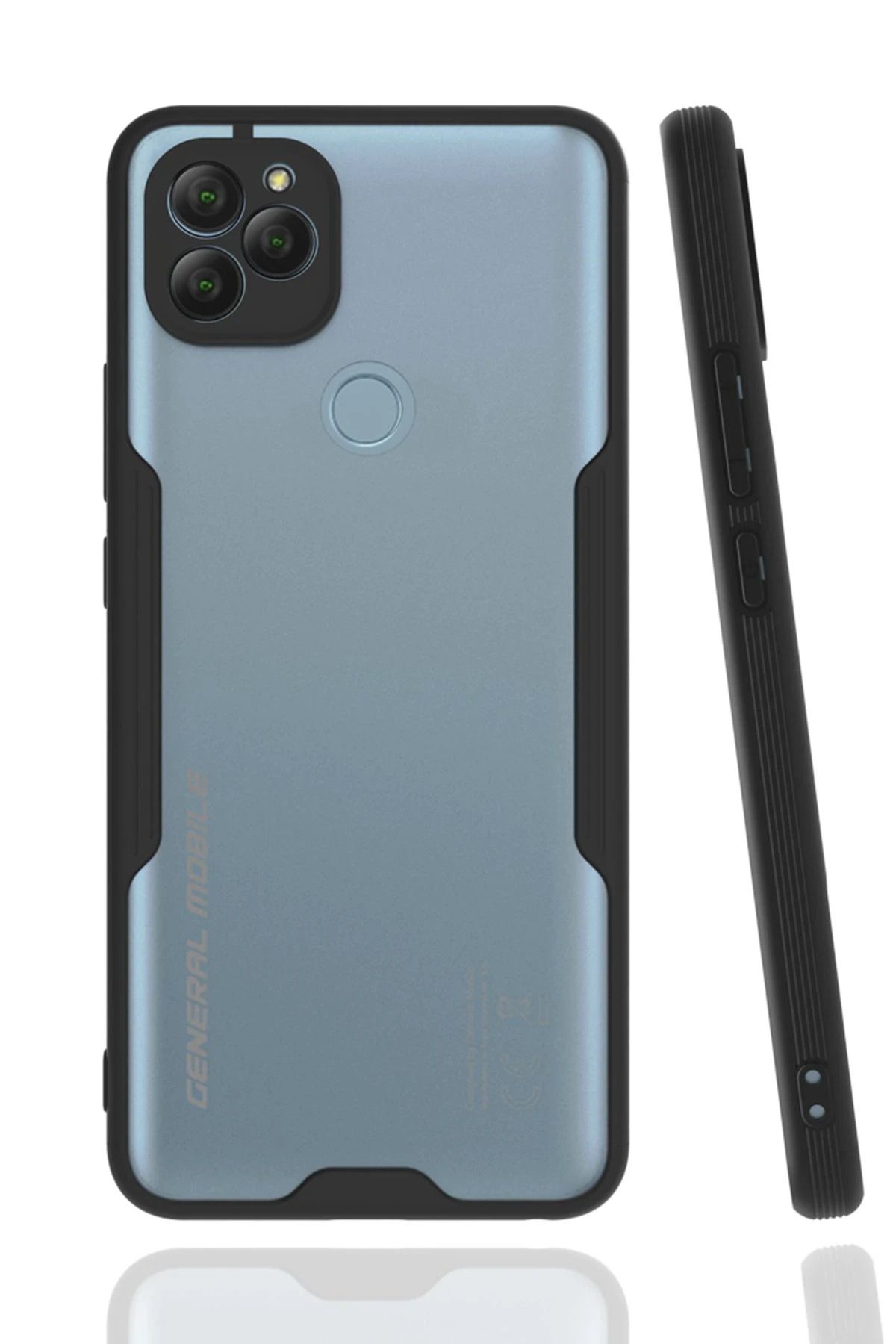 NewFace General Mobile GM 22 Kılıf Platin Silikon - Siyah INSLM
