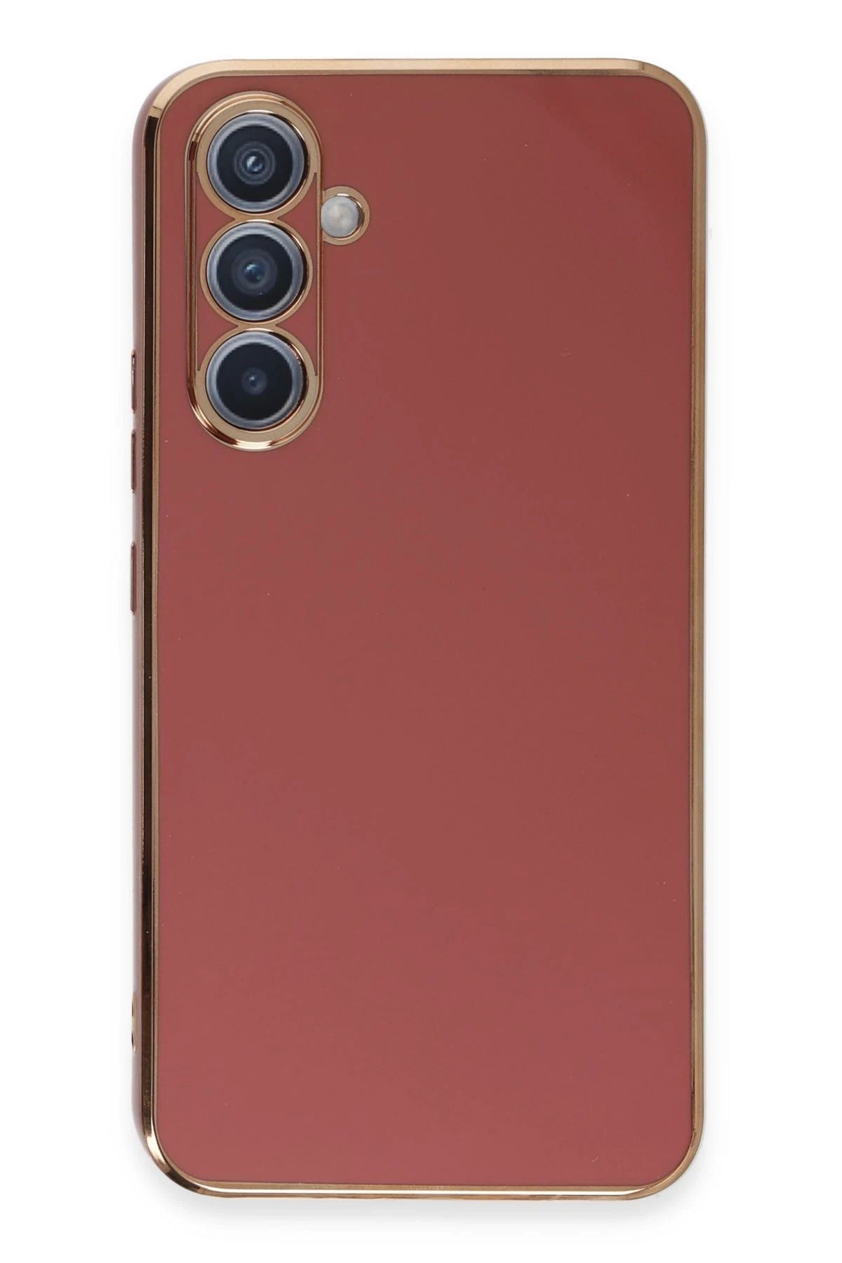 NewFace Samsung Galaxy A54 5G Kılıf Volet Silikon - Kırmızı INSLM