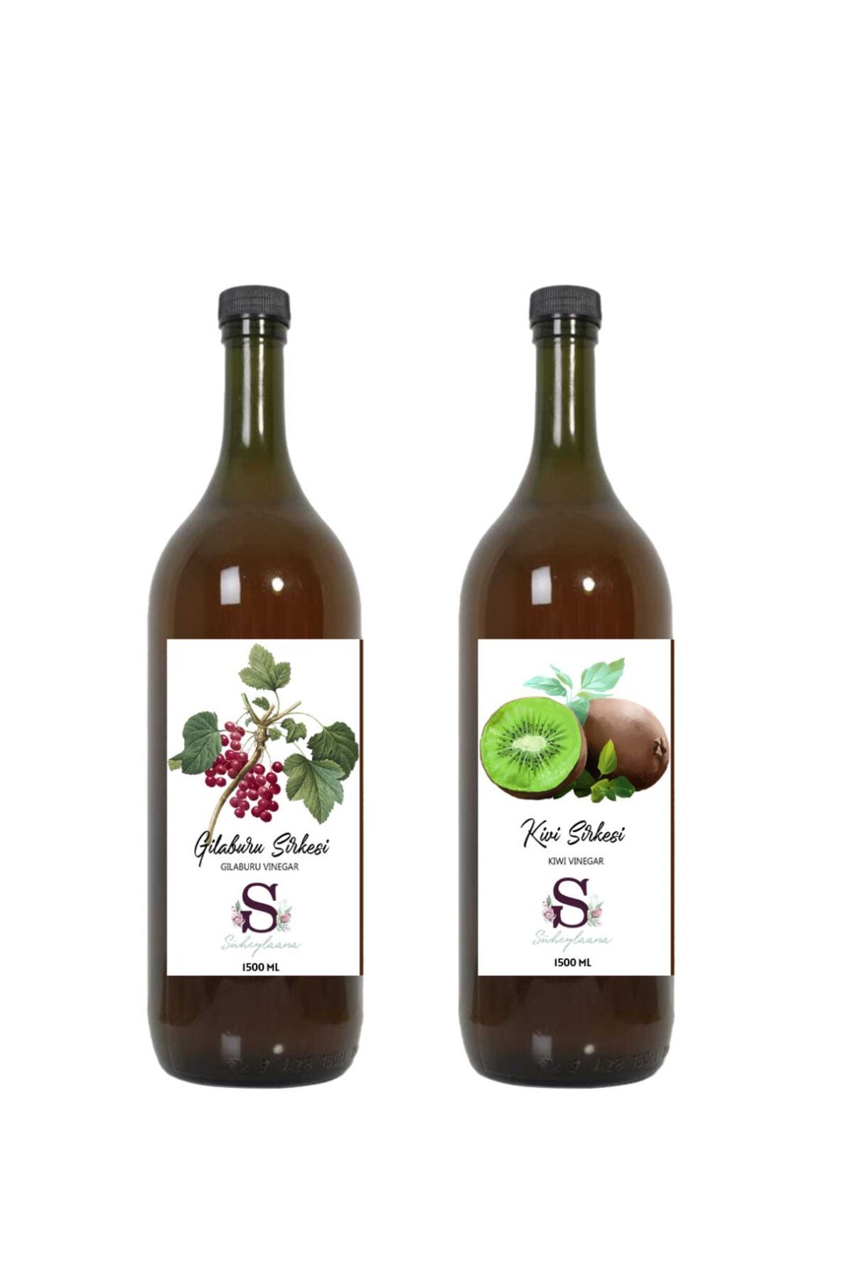 Süheylaana Doğal Gilaburu Sirkesi 1500 Ml - Doğal Kivi Sirkesi 1500 Ml