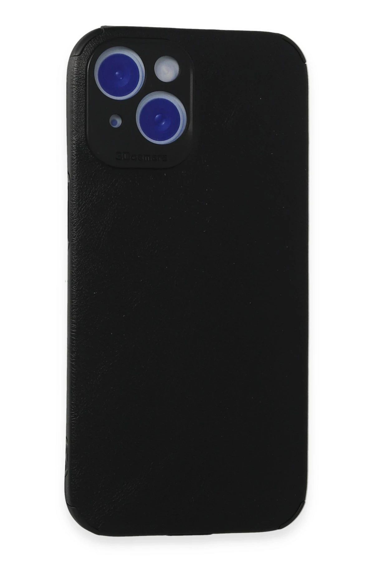 NewFace iPhone 15 Kılıf Loop Deri Silikon - Siyah YNSMR