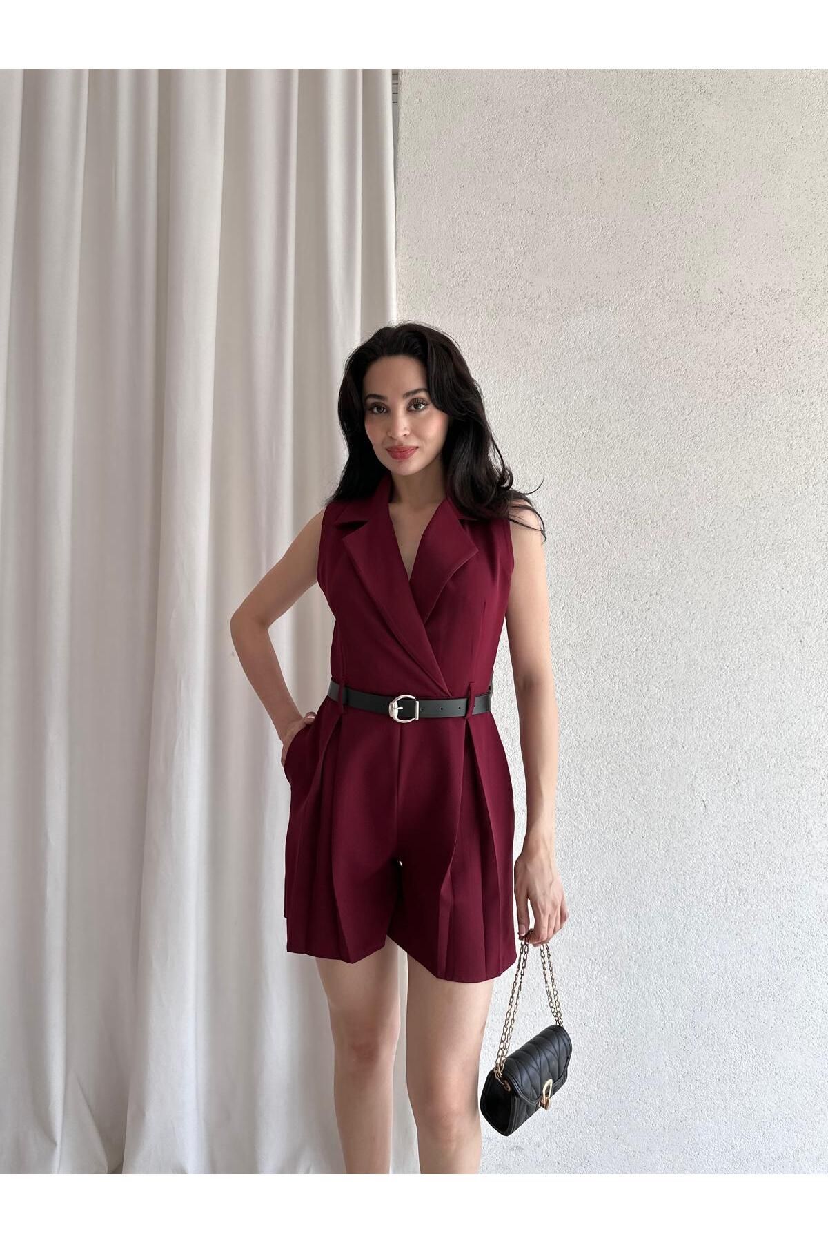 Mooi Butik ANCHO Tulum 5470 - Bordo