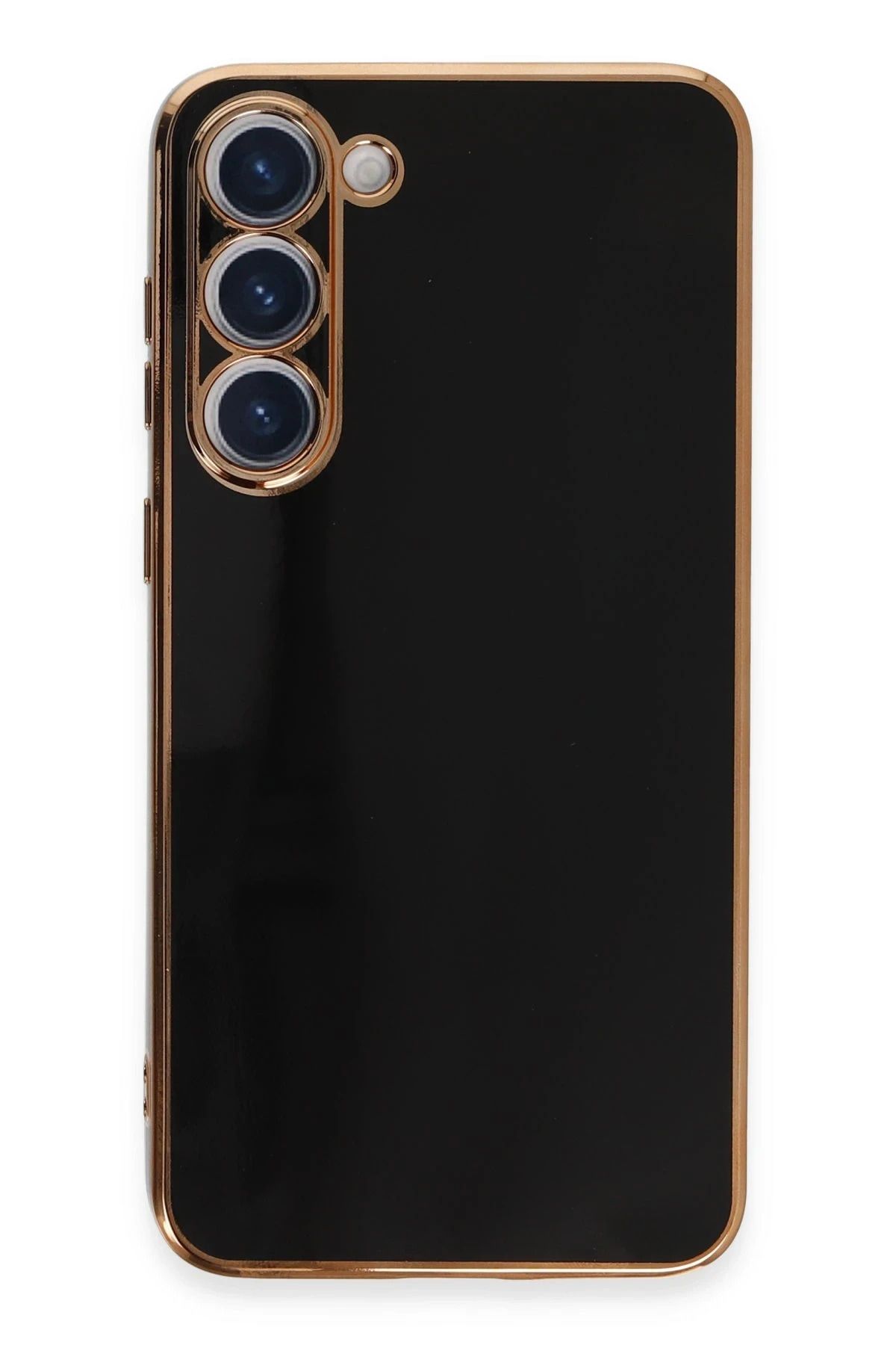 NewFace Samsung Galaxy S23 Kılıf Volet Silikon - Siyah INSLM