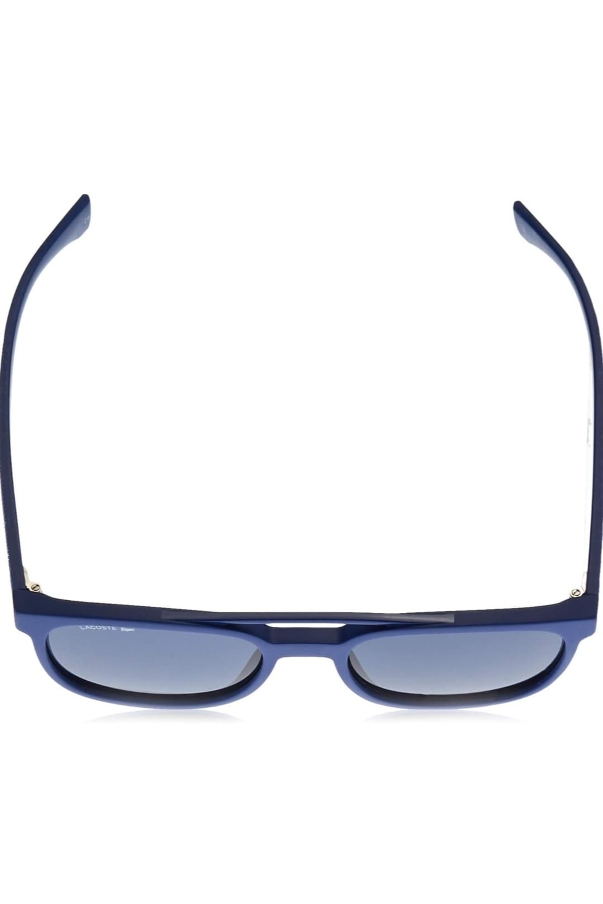 Lacoste-Matte Navy Blue Rectangle Sunglasses L883S 414 Size 54 4
