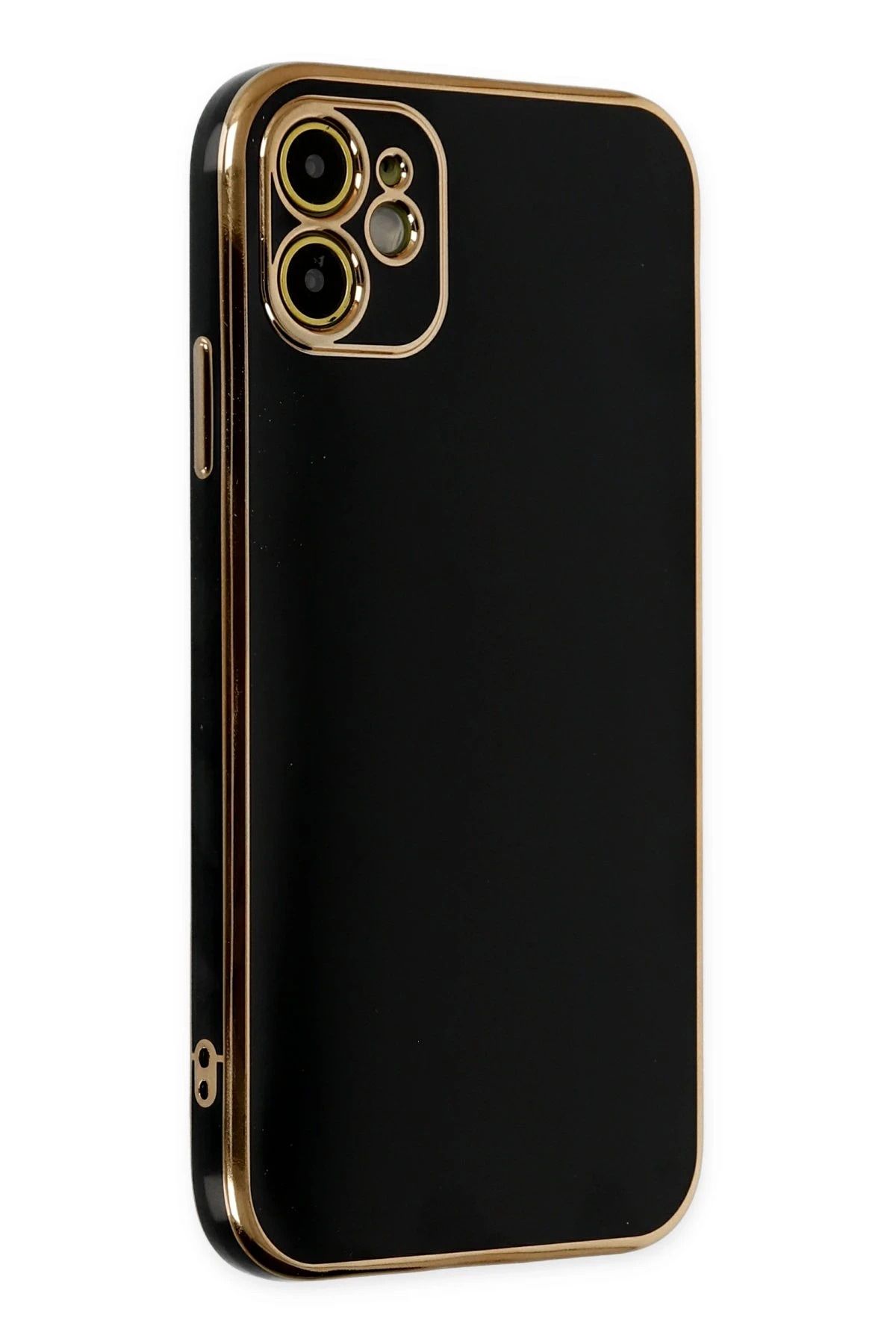 NewFace iPhone 12 Kılıf Volet Silikon - Siyah DPMAH