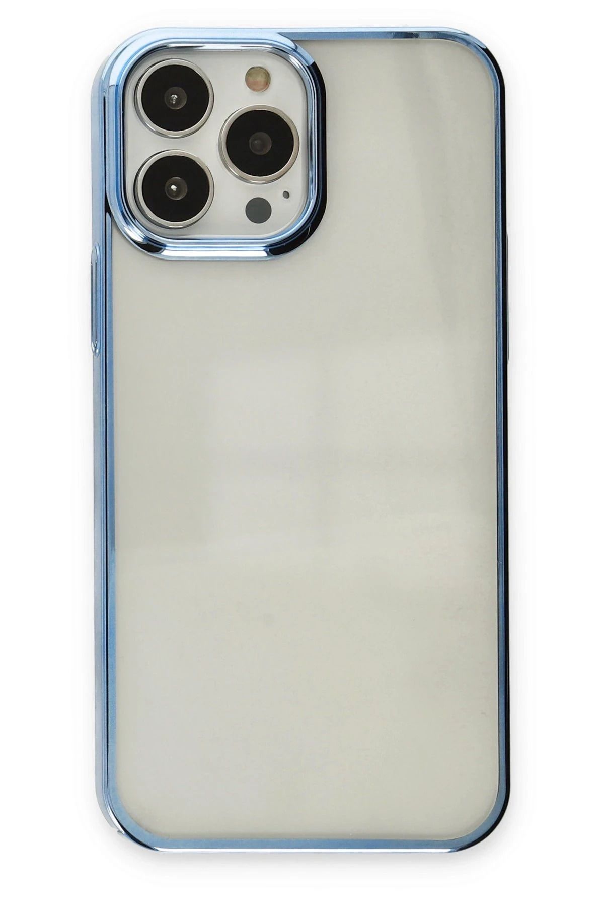 NewFace iPhone 14 Pro Kılıf Element Silikon - Sky Blue YNSMR