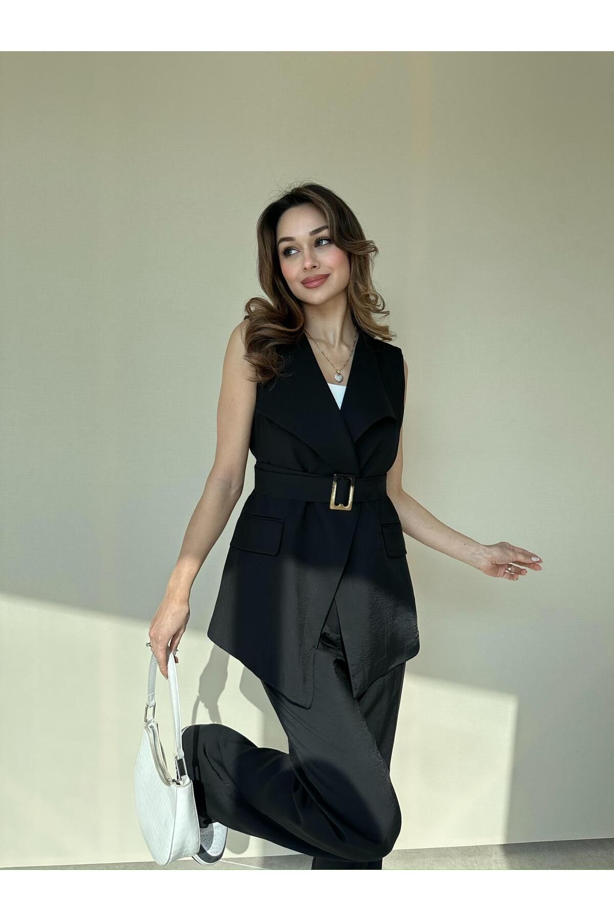 Mooi Butik ROSİNA Takım 6775 - Siyah