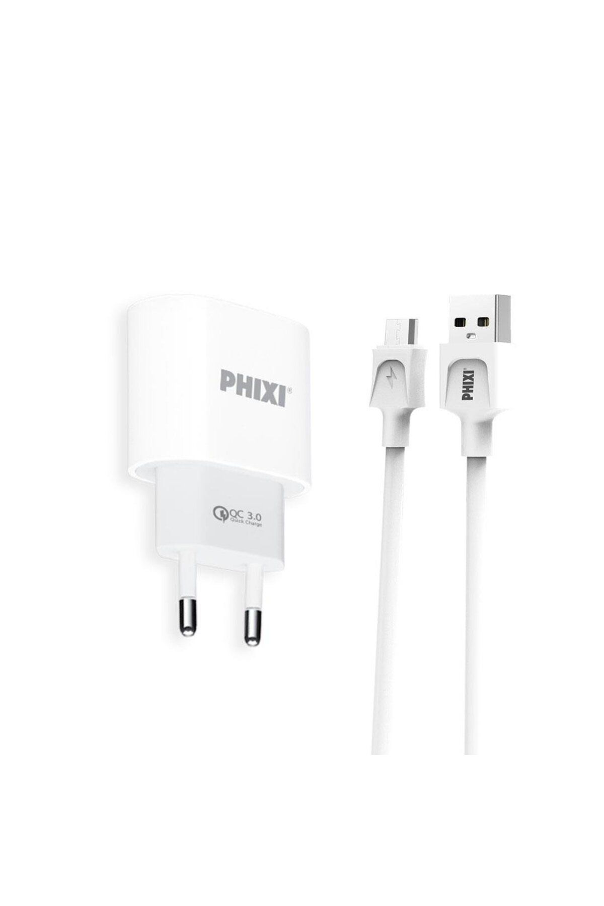 Remiuse Phixi QCH271M Force Akım Korumalı 15W / 3A Qualcomm 3.0 Micro USB Kablolu Şarj Cihazı
