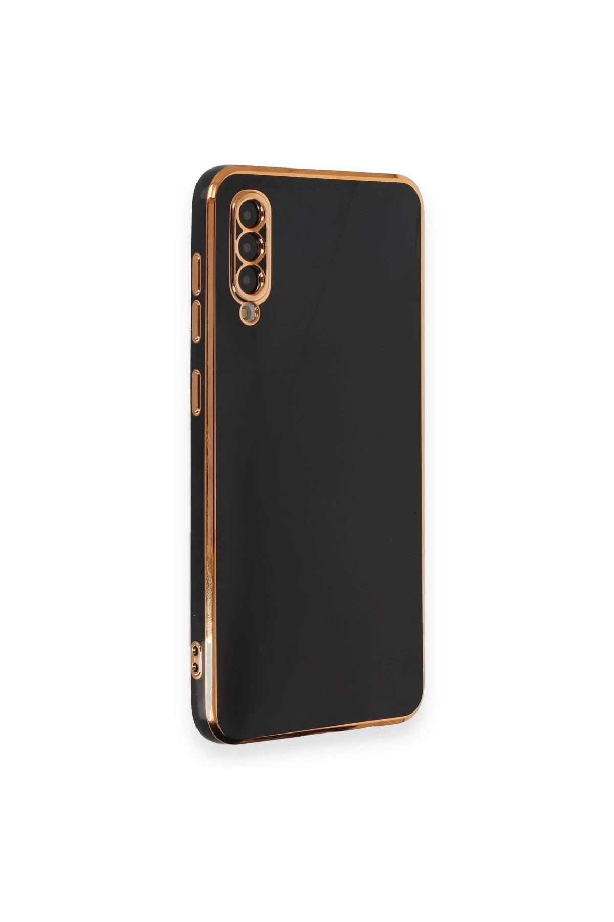 NewFace Samsung Galaxy A70 Kılıf Volet Silikon - Siyah JOJUA