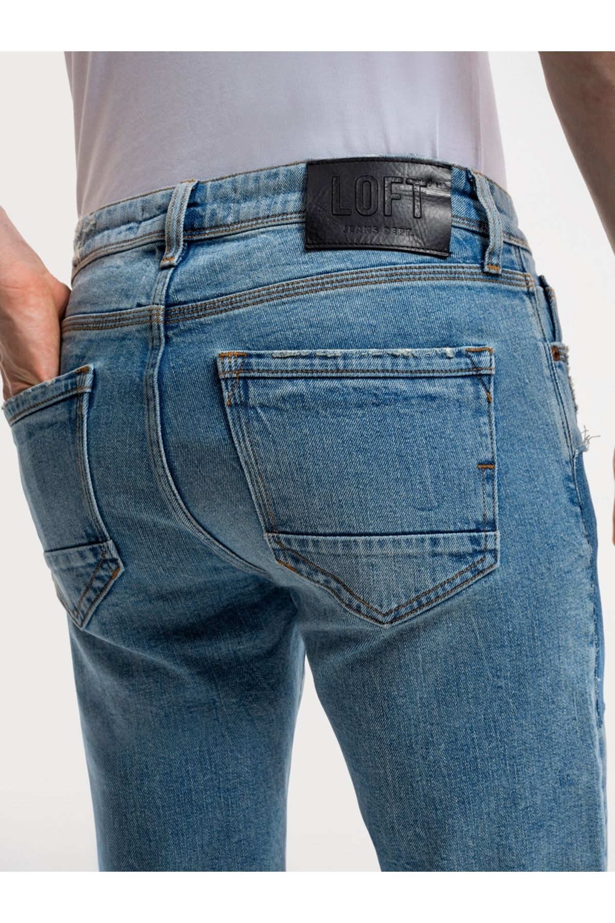 Loft-Pantaloni pentru bărbați Ricardo Slim Fit 4