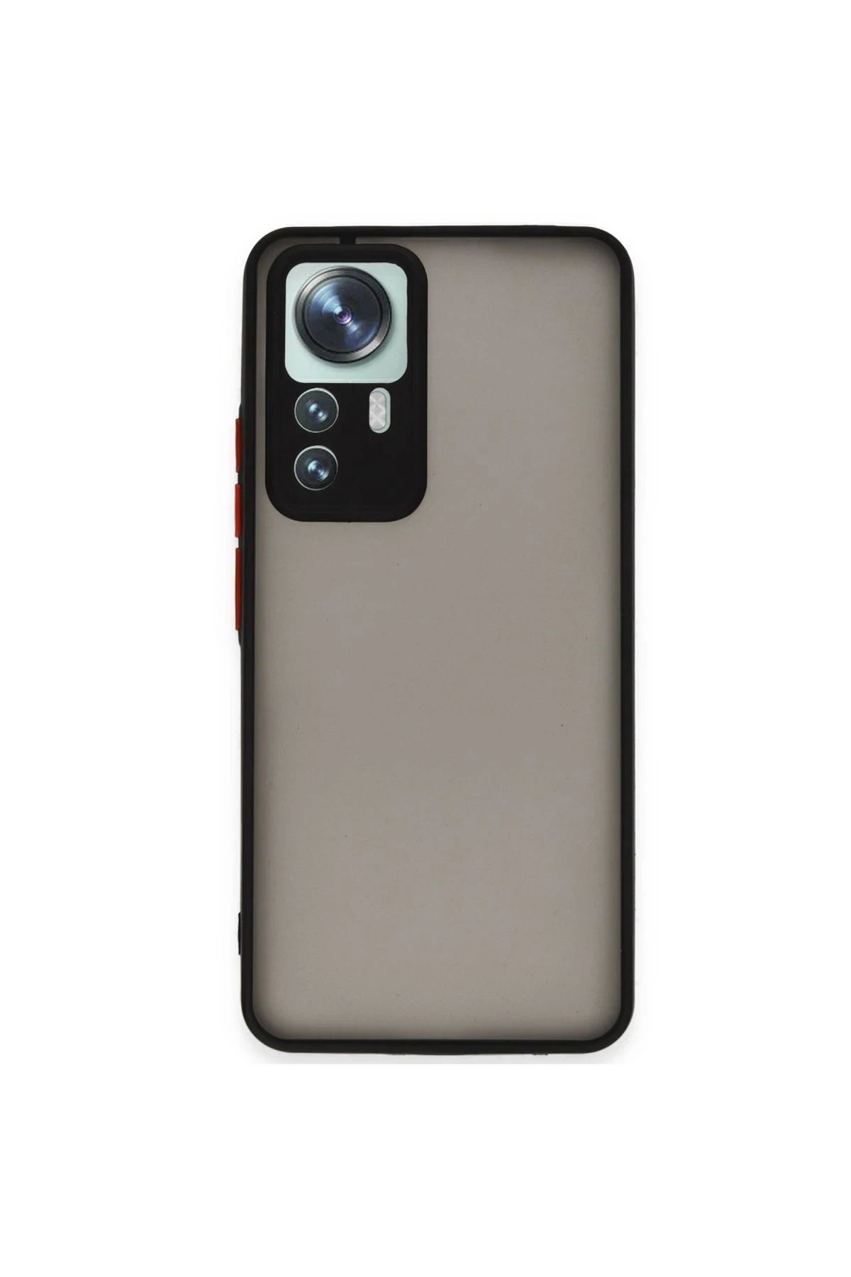 NewFace Xiaomi Mi 12T Pro Kılıf Montreal Silikon Kapak - Siyah BSTMY