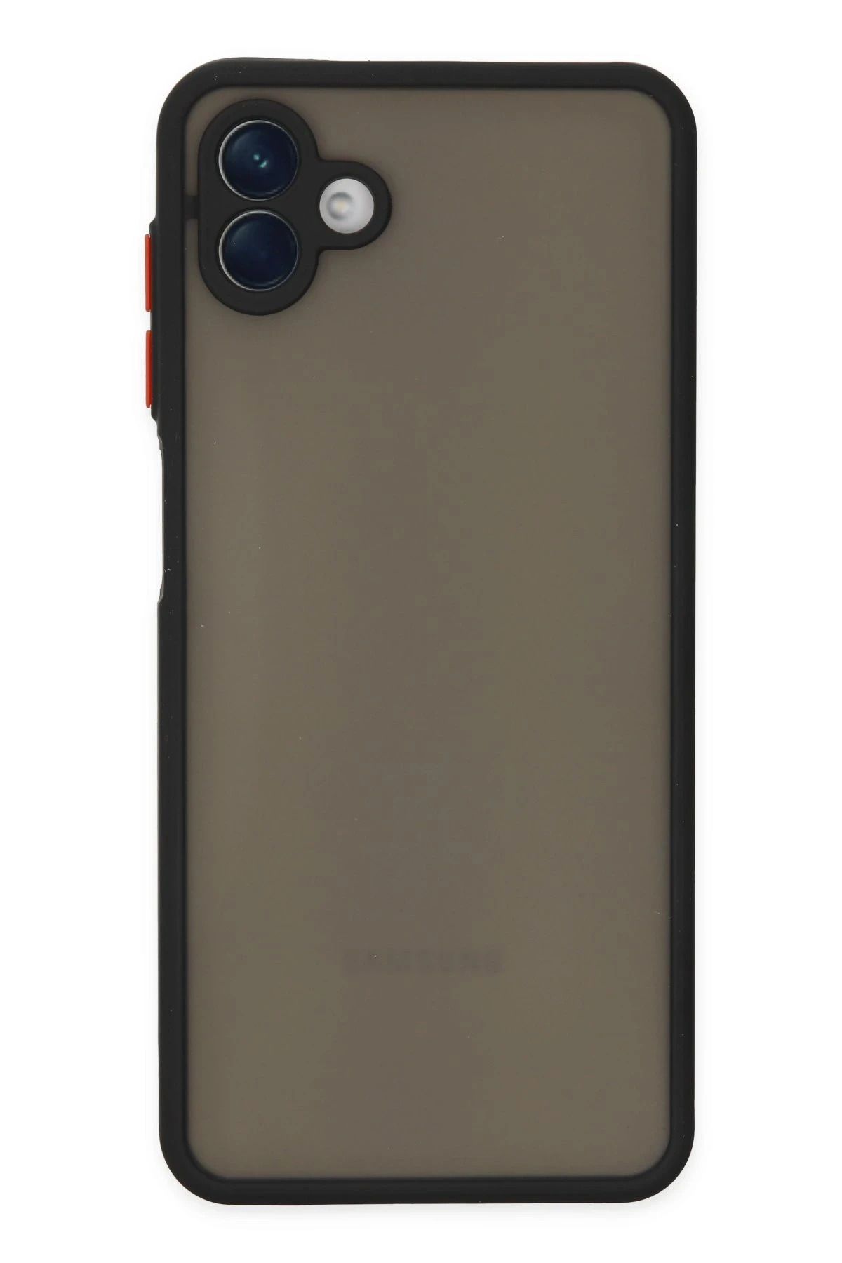 NewFace Samsung Galaxy A04 Kılıf Montreal Silikon Kapak - Siyah BSTMY