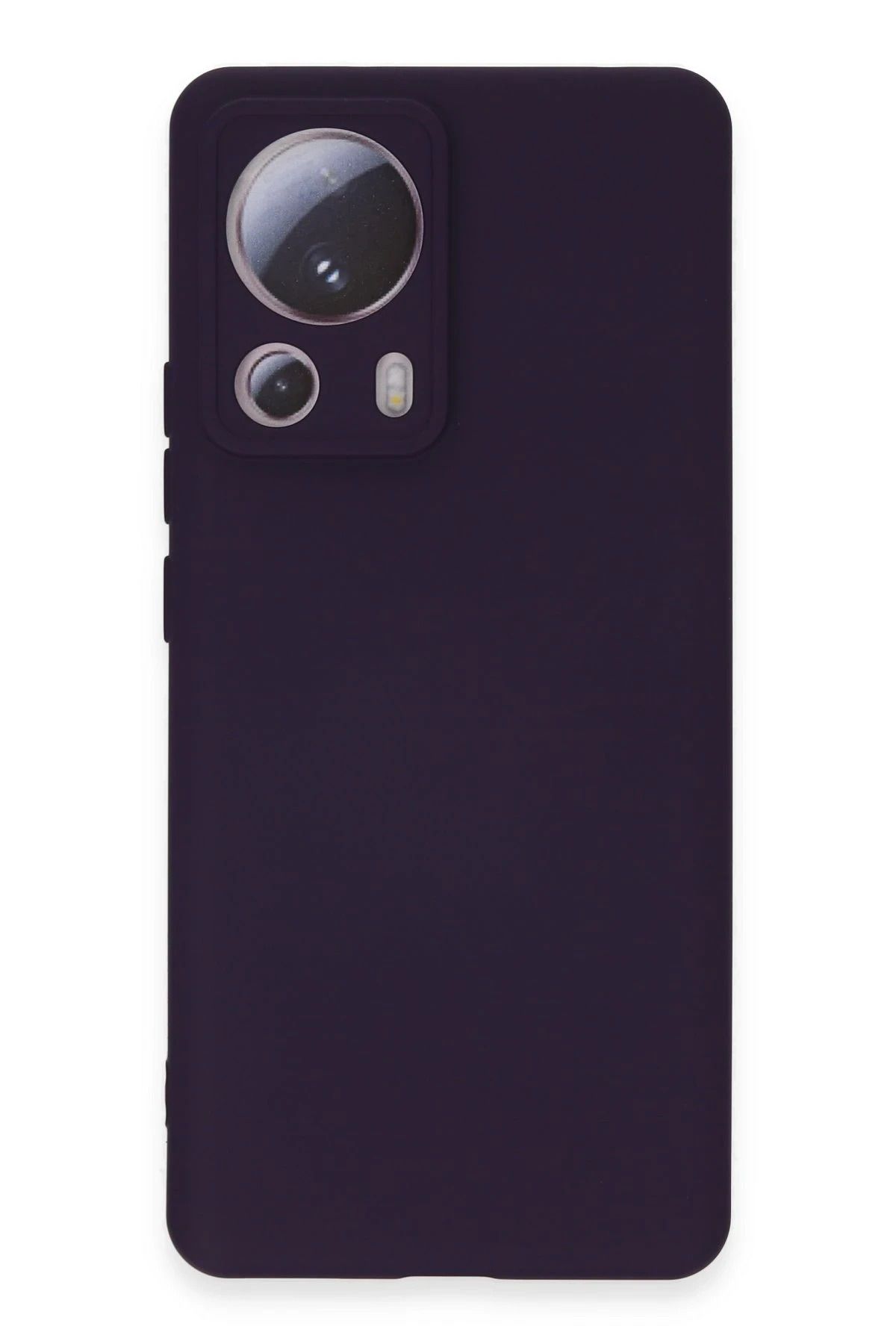 NewFace Xiaomi Mi 13 Lite Kılıf Nano içi Kadife Silikon - Mor JOJUA
