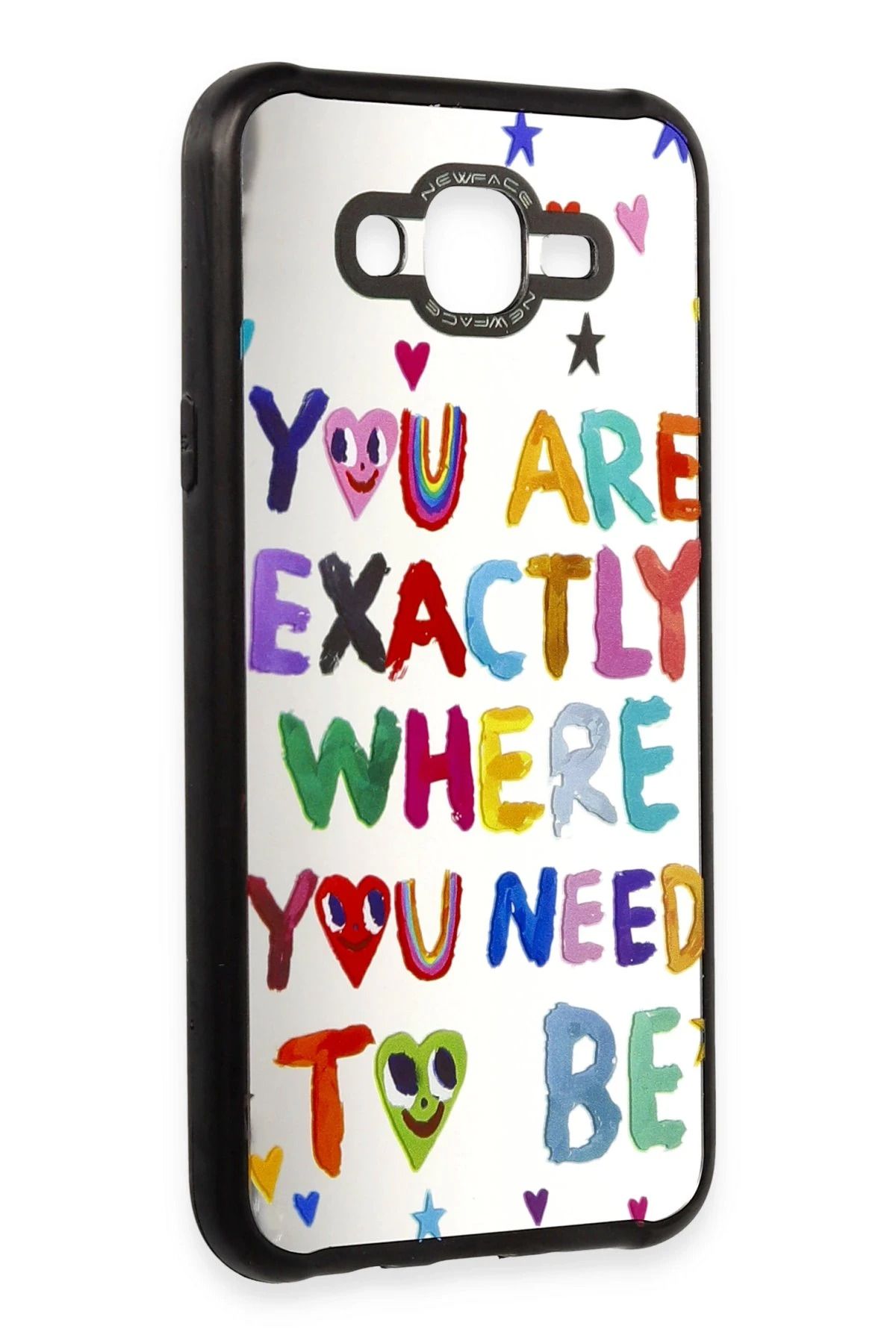 NewFace Samsung Galaxy J7 Kılıf Mirror Desenli Kapak - Mirror - 10 BSTMY