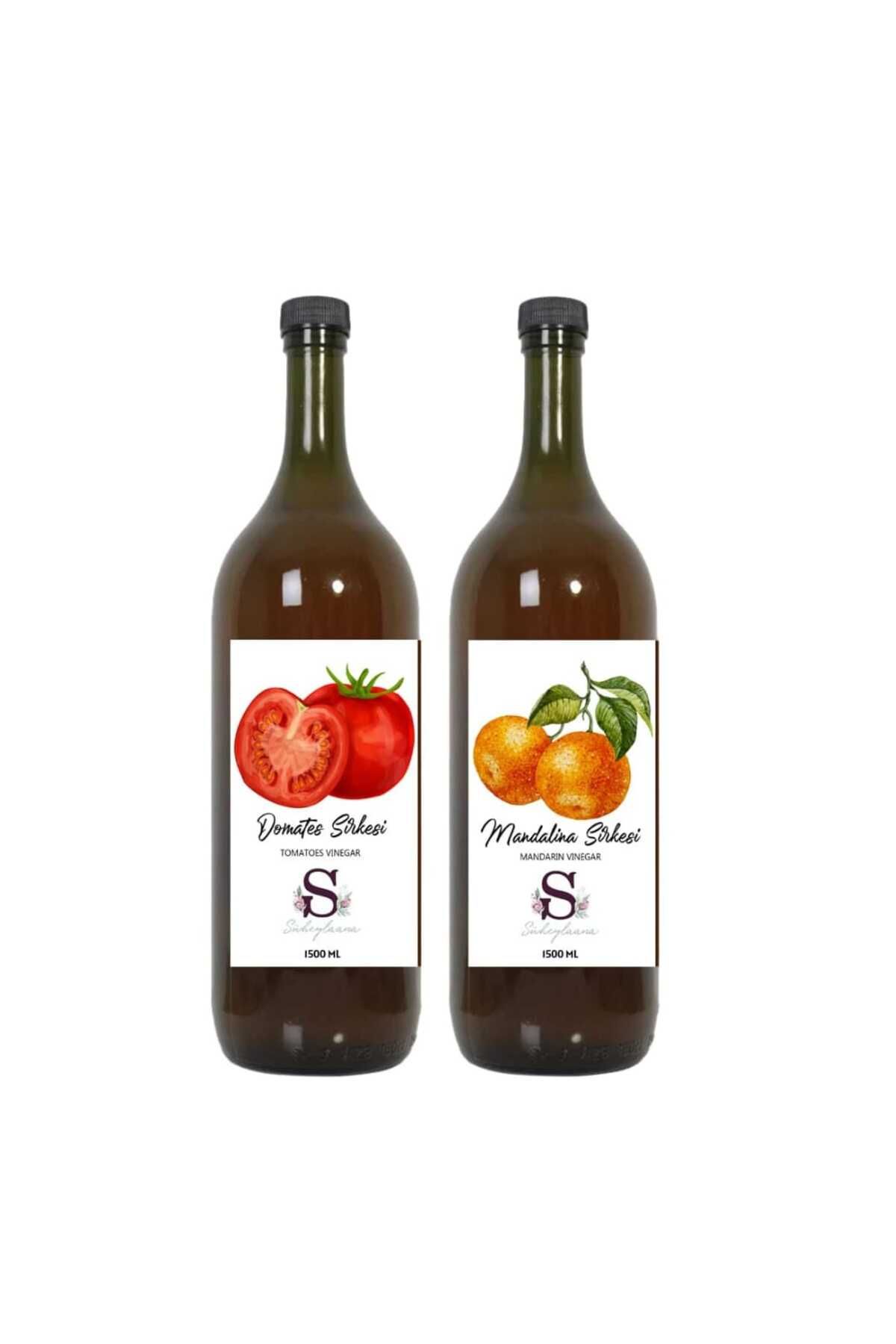 Süheylaana Doğal Domates Sirkesi 1500 Ml - Doğal Mandalina Sirkesi 1500 Ml