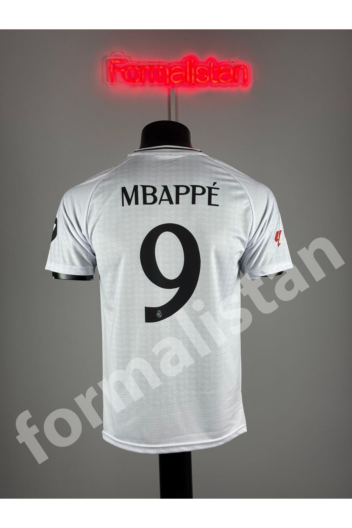 Quaxram Rê.al-Mâdrid Mbappe Futbol Forması - Beyaz