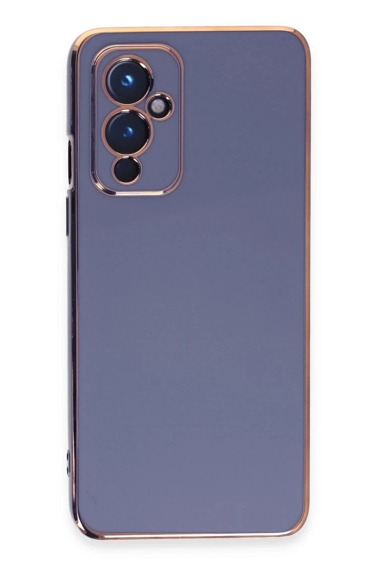 NewFace One Plus 9 Kılıf Volet Silikon - Mavi BSTMY