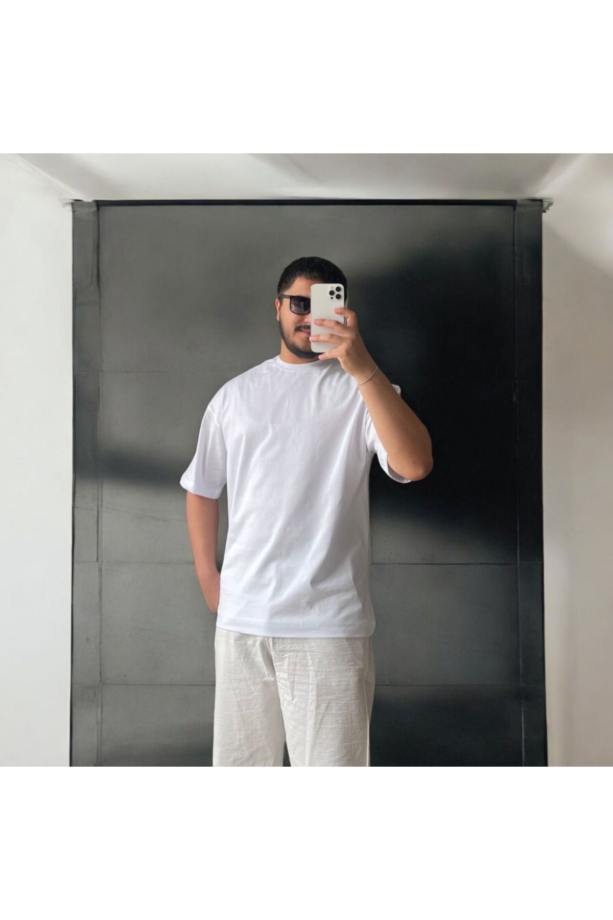 Roil Wear Beyaz Oversize T-Shirt