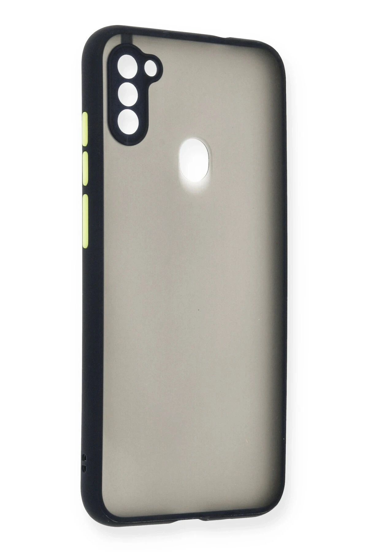 NewFace Samsung Galaxy A11 Kılıf Montreal Silikon Kapak - Lacivert YNSMR