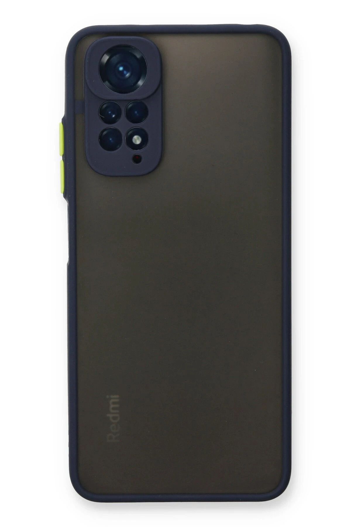 NewFace Xiaomi Redmi Note 11 Kılıf Montreal Silikon Kapak - Lacivert JOJUA