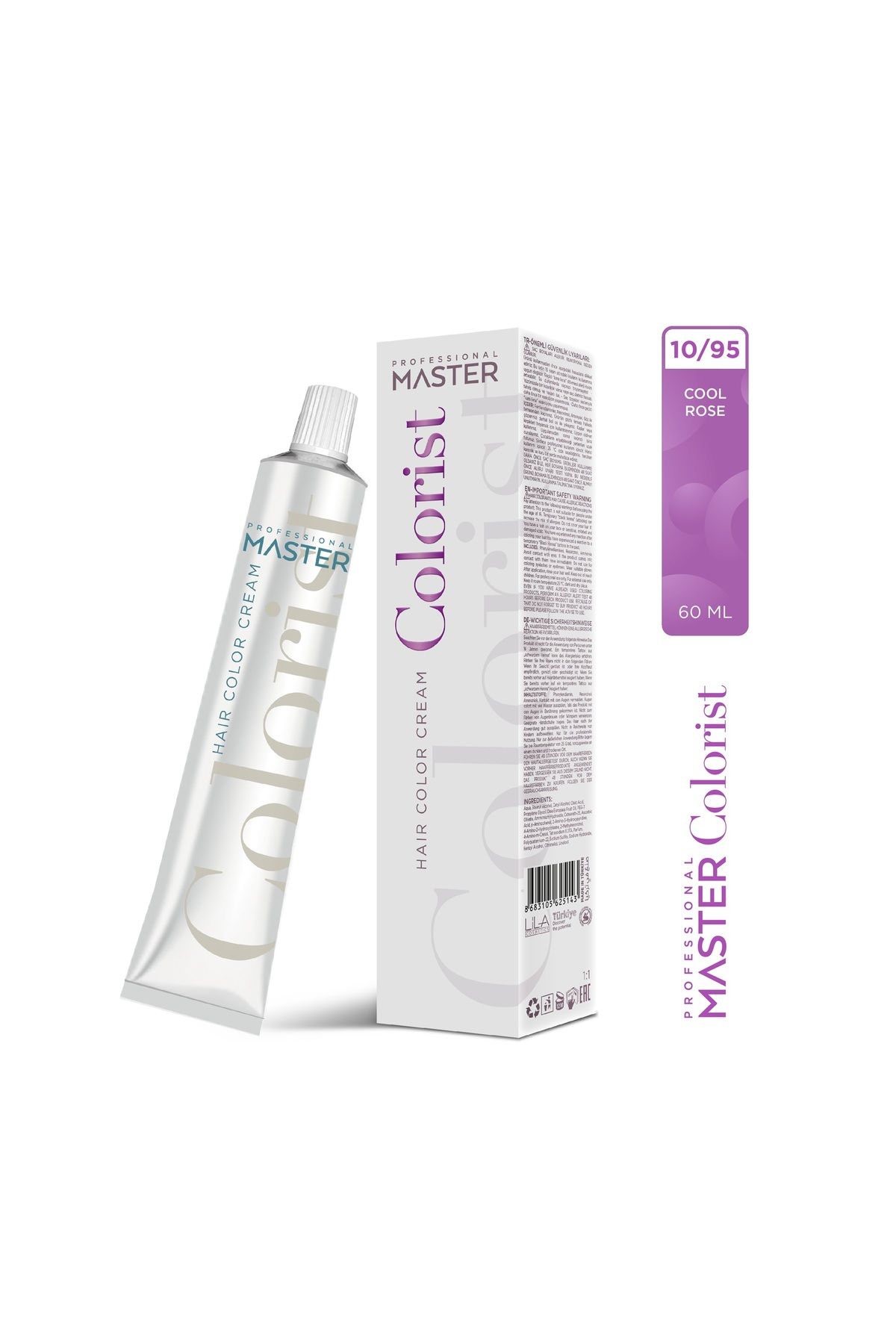 MUK's Beauty Tools MASTER COLORIST 60 ml Tüp Boya Saç Boyası 60 Renk Kuaför 4